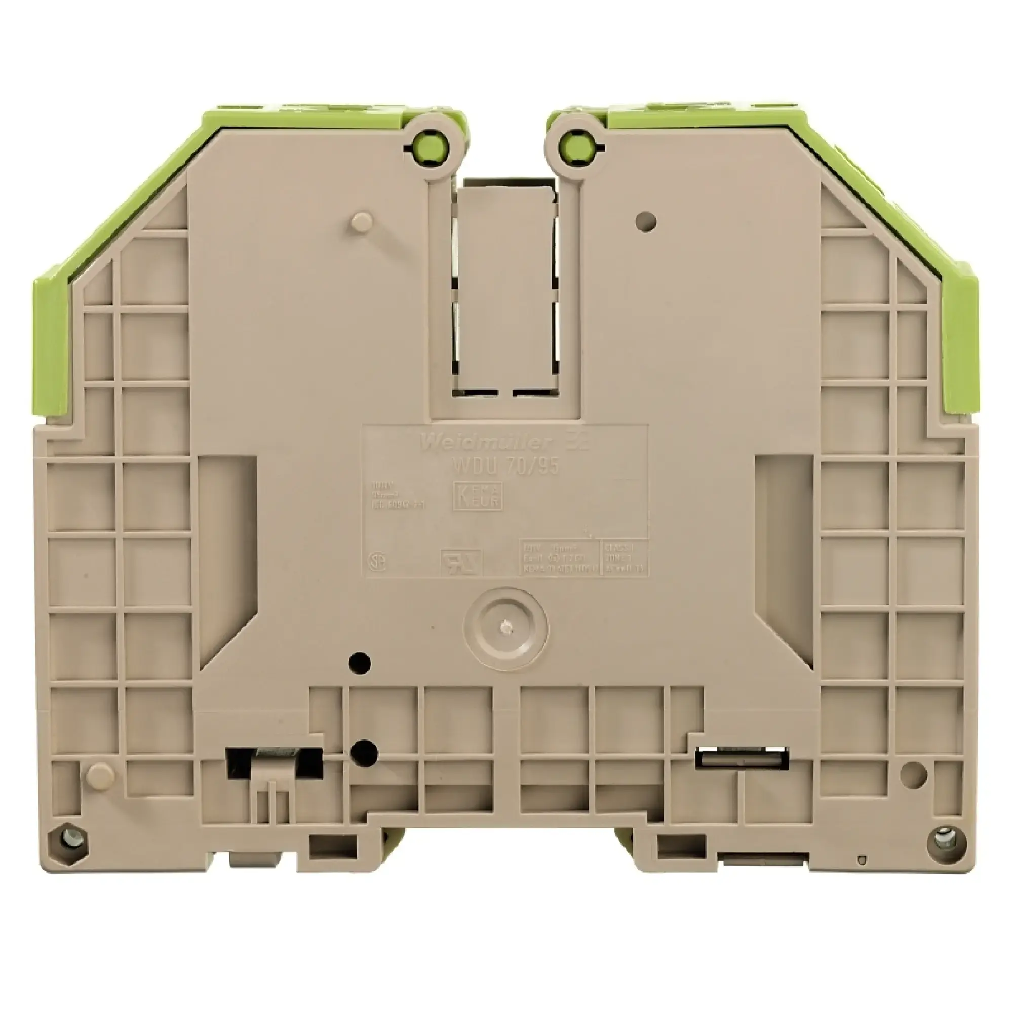 Weidmüller 1024650000 Feed-through terminal block, Screw connection, Light green, 95 mm², 232 A, 1000 V, Number of connections: 2 (img_001)