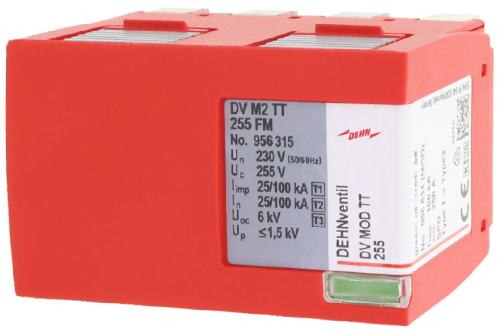 Dehn 956031 Schutzmodul Kombi-Ableiter Typ1+2+3 vierpolig für DV M2 TT 255 FM (img_001) Dehn 956031 Schutzmodul Kombi-Ableiter Typ1+2+3 vierpolig für DV M2 TT 255 FM (img_001)