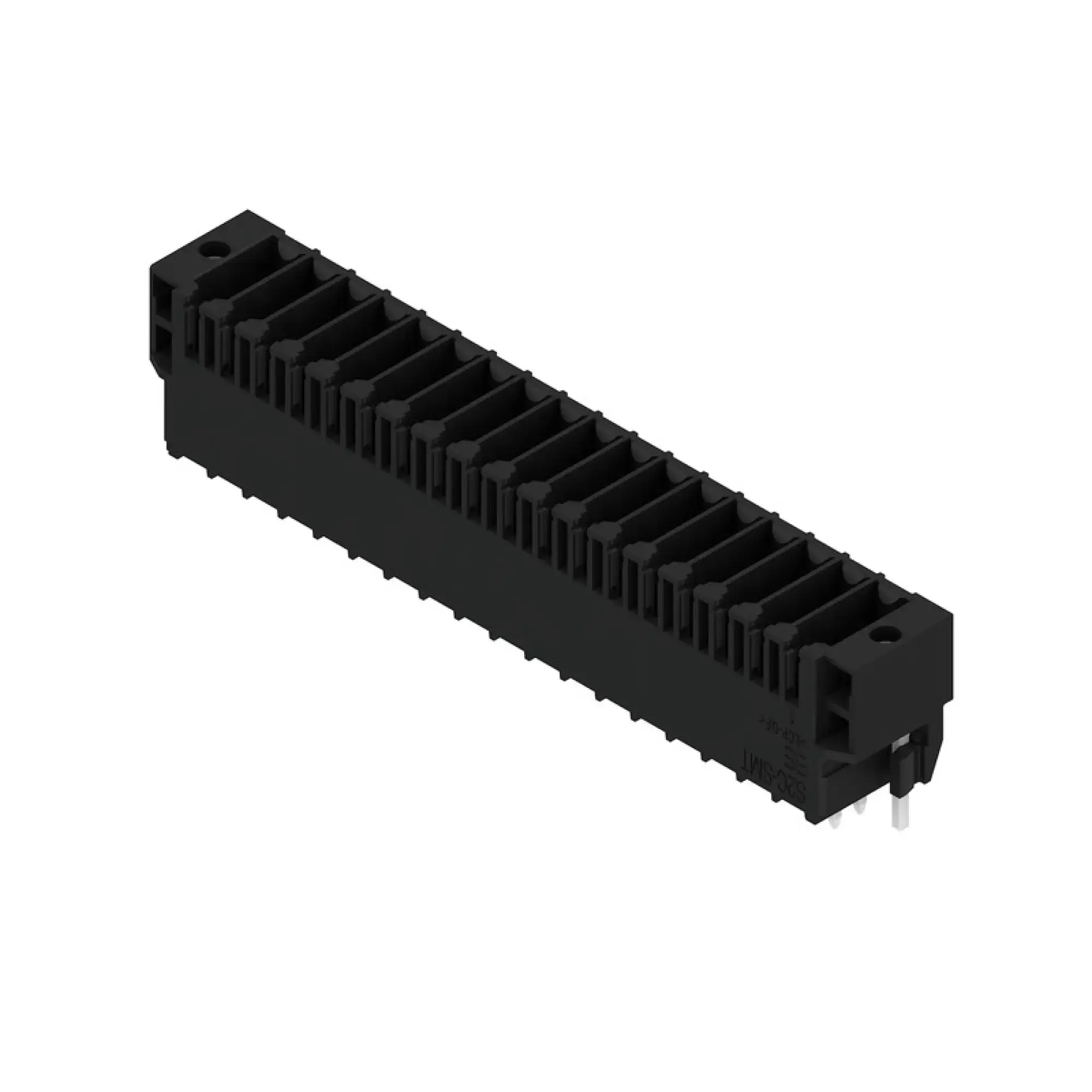 Weidmüller 1290290000 PCB connector (board connection), 160 V, 13.4 A, Pitch in mm: 3.50, Number of poles: 18, THT/THR solder connection, Box (img_001)