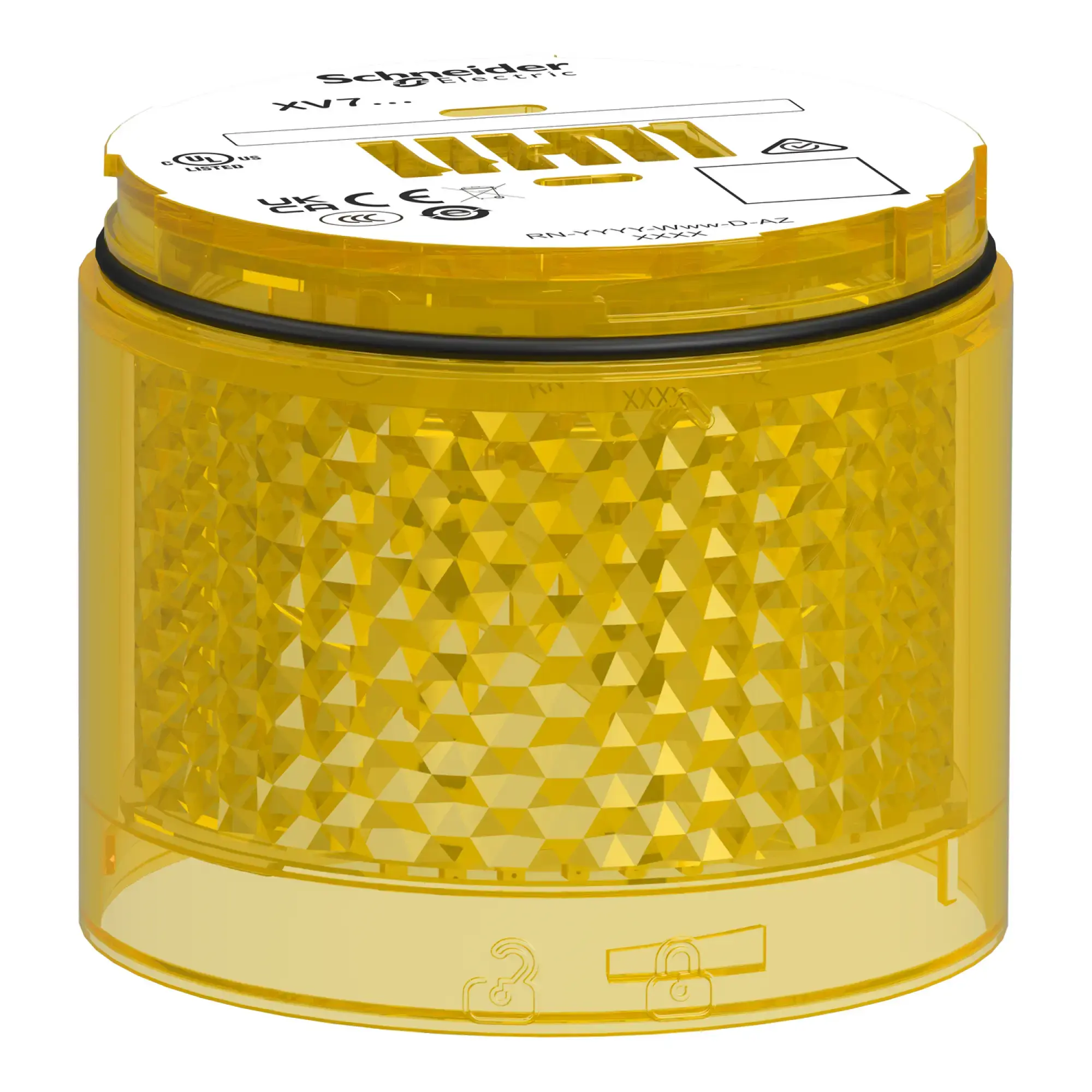 Schneider Electric XVB7C58 Leuchtelement, Harmony XVB7, modular, 70mm, gelb, 24V ACDC, Blinklicht, energieeffiziente LED (img_001) Schneider Electric XVB7C58 Leuchtelement, Harmony XVB7, modular, 70mm, gelb, 24V ACDC, Blinklicht, energieeffiziente LED (img_001)