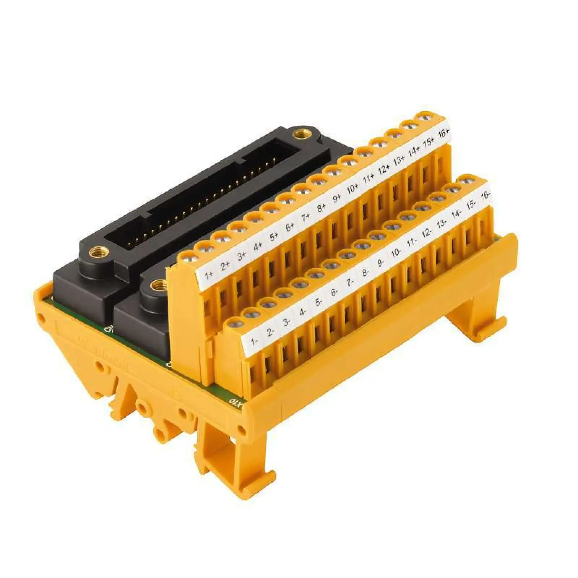 Weidmüller 1371590000 Interface module with terminal, connector, 2 x KS (40P), 40-pole plug, LM2NZF 5.08mm, Tension-clamp connection (img_001)