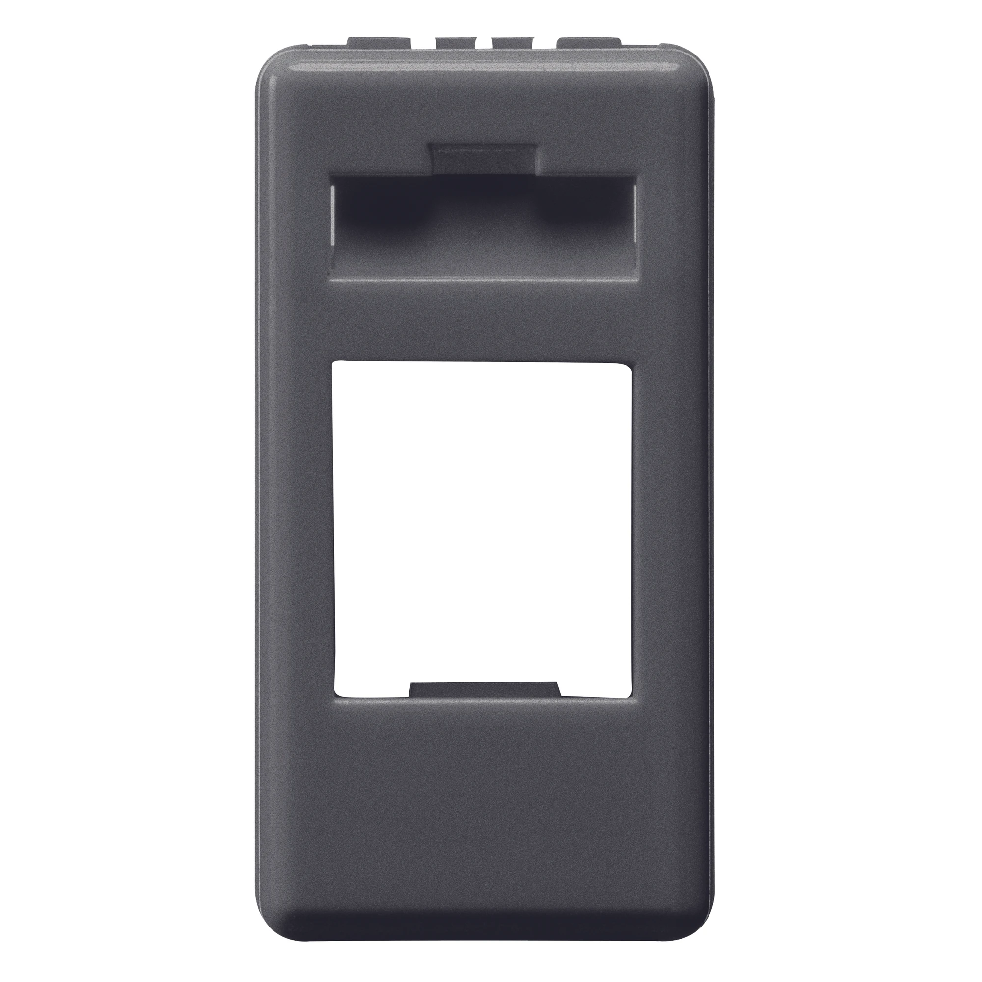 GEWISS GW21267 ADAPTER FOR HOUSING DATA CONNECTOR - SYSTIMAX COMMSCOPE - 1 MODULE - SYSTEM BLACK (img_001)