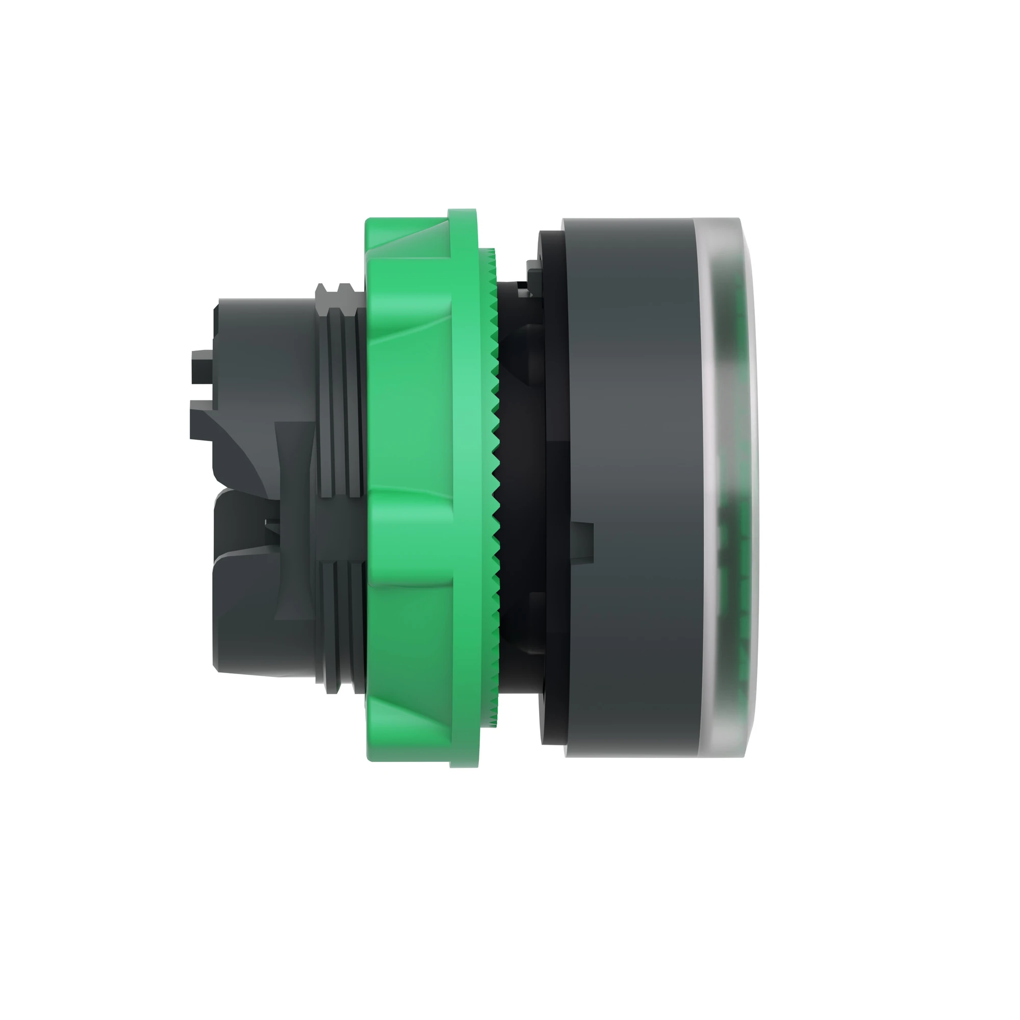 Schneider Electric ZB5AW333 Illuminated pushbutton, front element, Harmony XB5, plastic, 22mm, green, for universal LED (img_003)