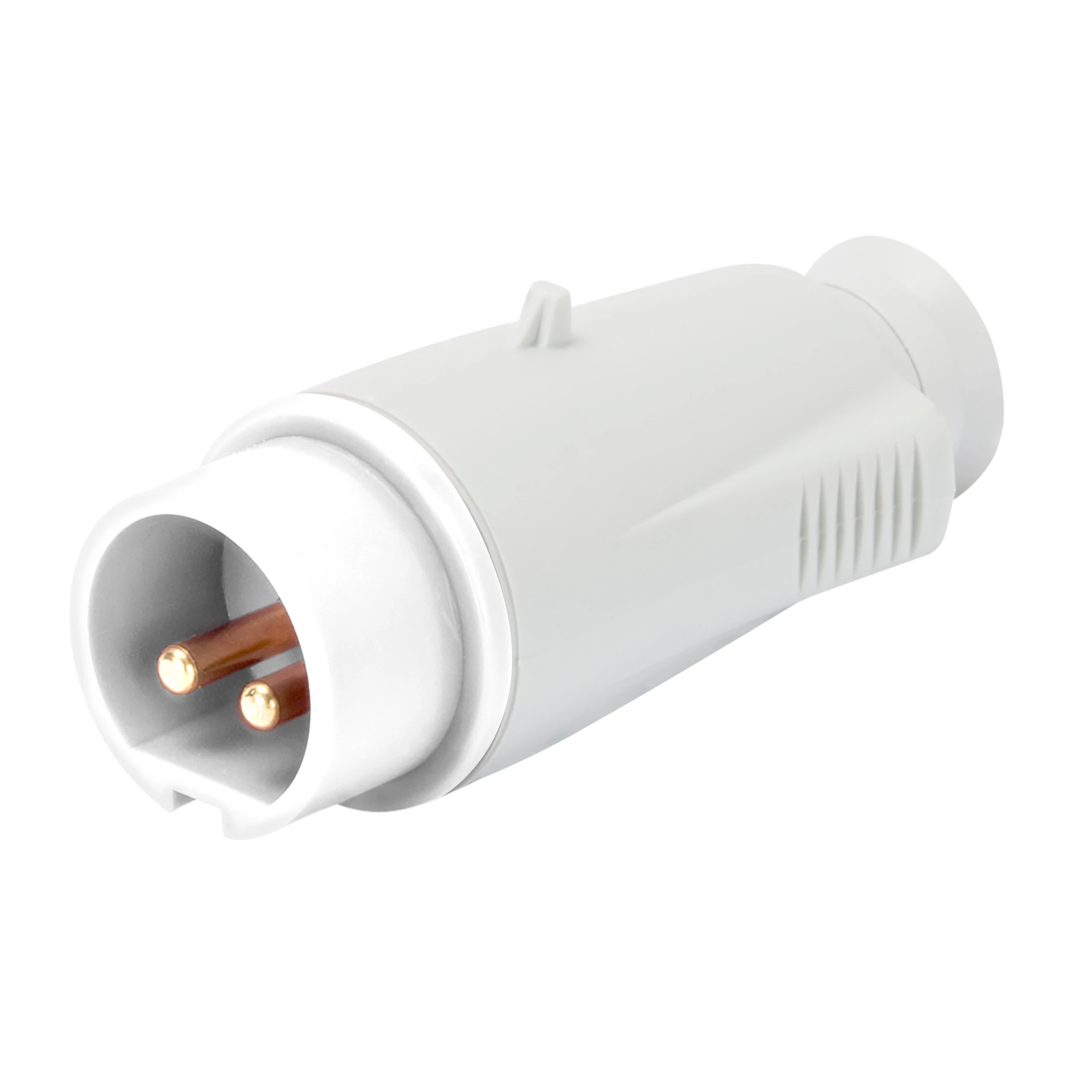 GEWISS GW60067 STRAIGHT PLUG - IP44 - 3P 16A 40-50V 50-60HZ - WHITE - 12H - SCREW WIRING (img_001)