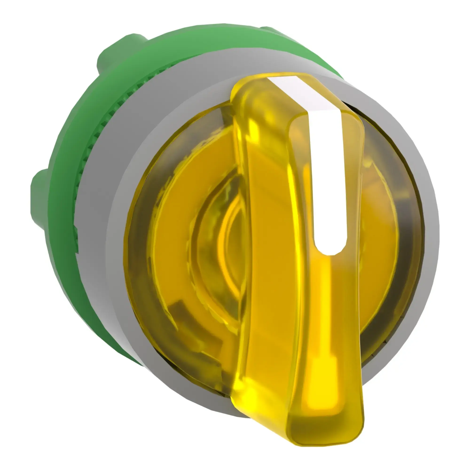 Schneider Electric ZB5AK1583C0 Illuminated Selector Switch, Front Element, Harmony XB5, Plastic, 22mm, Yellow, for Universal LED, 3 Positions, Center Detent (img_009)