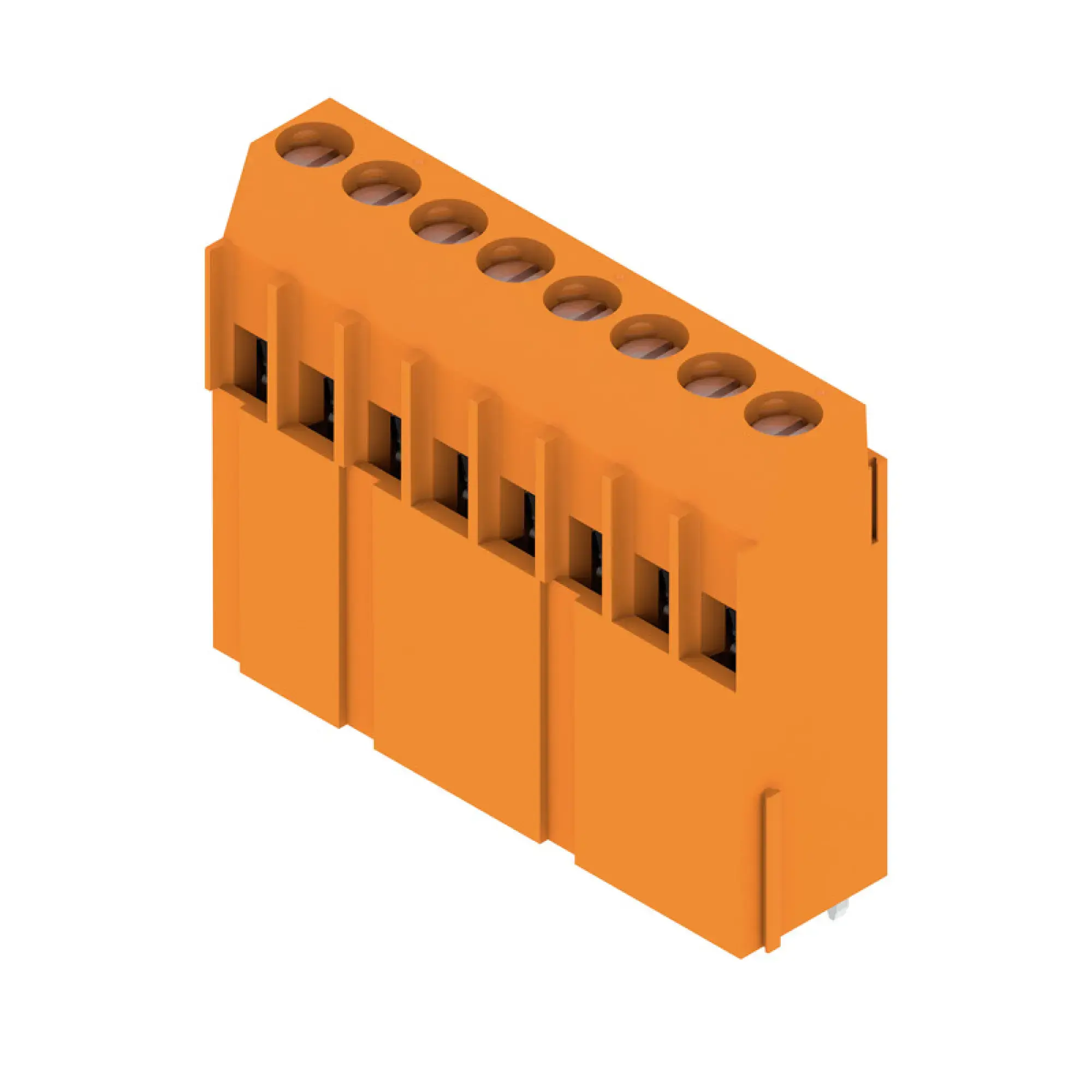 Weidmüller 1975310000 PCB terminal, 320 V, 32.5 A, Pitch in mm: 5.00, 6 mm², Number of poles: 8, Clamping yoke connection, THT solder connection, 90°, Box (img_001) Weidmüller 1975310000 PCB terminal, 320 V, 32.5 A, Pitch in mm: 5.00, 6 mm², Number of poles: 8, Clamping yoke connection, THT solder connection, 90°, Box (img_001)