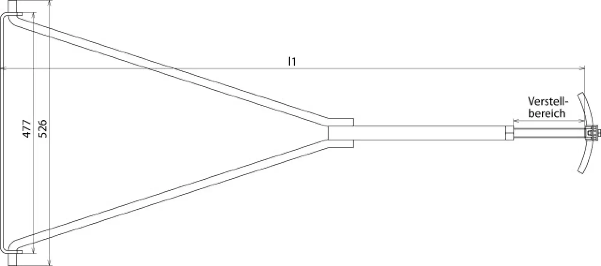 Dehn 239009 Eaves support for Rd 7-10mm StSt adjustable 1.25-1.55m (img_002) Dehn 239009 Eaves support for Rd 7-10mm StSt adjustable 1.25-1.55m (img_002)
