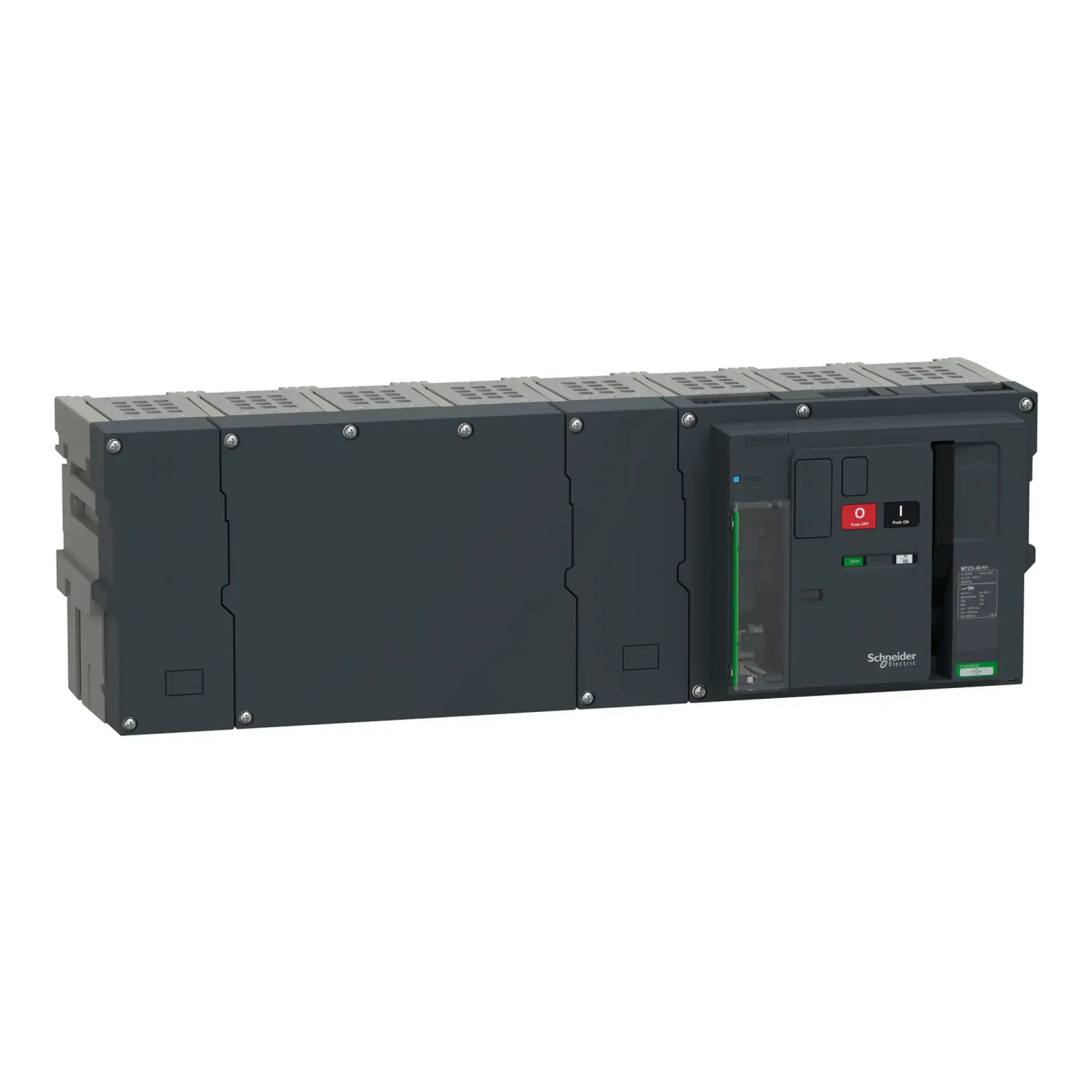 Schneider Electric LV948333 MasterPacT MTZ3 40 4000A H1 100kA/440VAC (Icu) 4P Grundschalter Einschub Neutral rechts für MicroLogic Active (img_002)