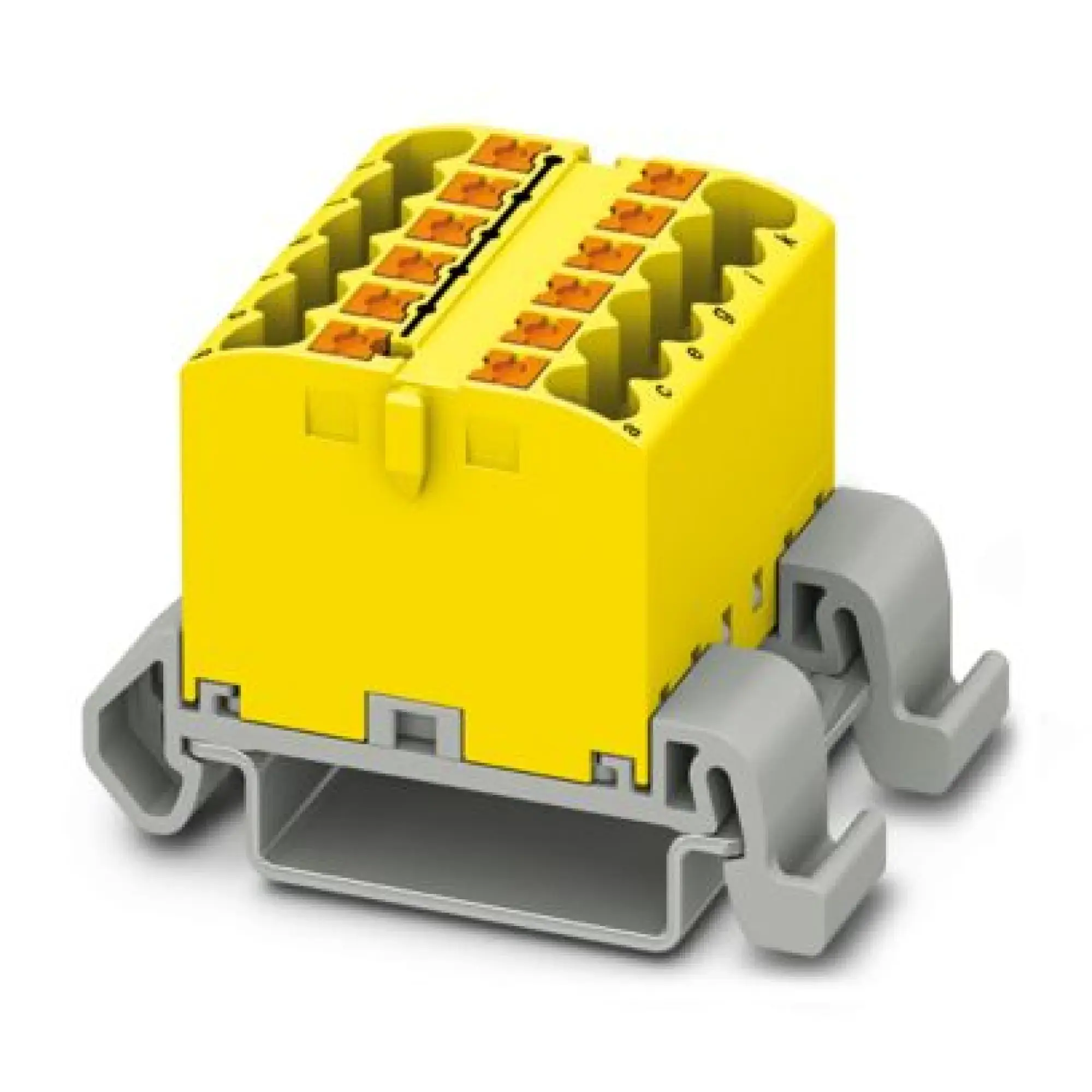 Phoenix Contact 3273160 Distribution block PTFIX 12X2,5-NS35A YE (img_001)