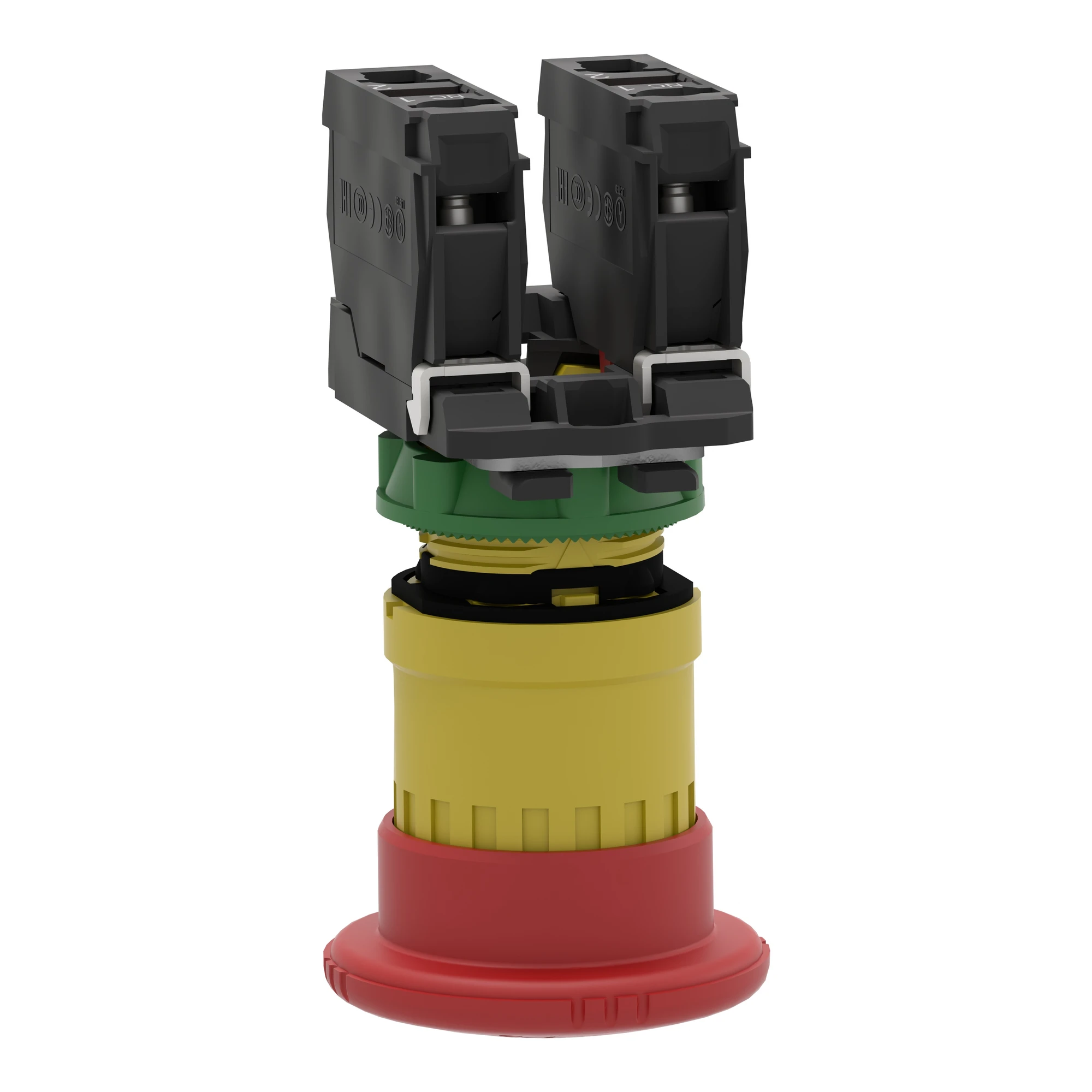 Schneider Electric XB5AS8444 Emergency Stop/Emergency-Off Switch, Harmony XB5, Plastic, Twist Release, 22mm, Mushroom 40mm, 2NC (img_006)
