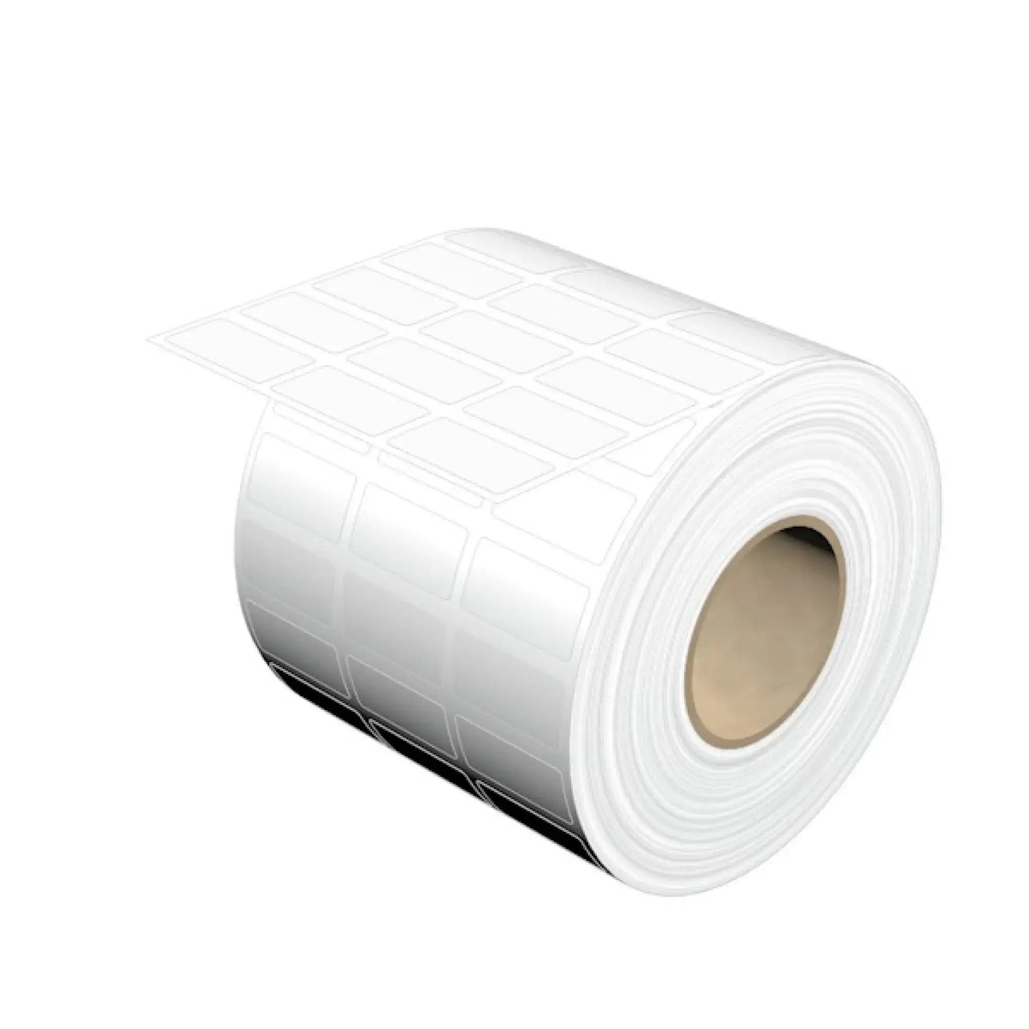 Weidmüller 1751751044 Device marking, Width: 25 mm, Polyester, white, Operating temperature range: -40...150 °C (img_001)