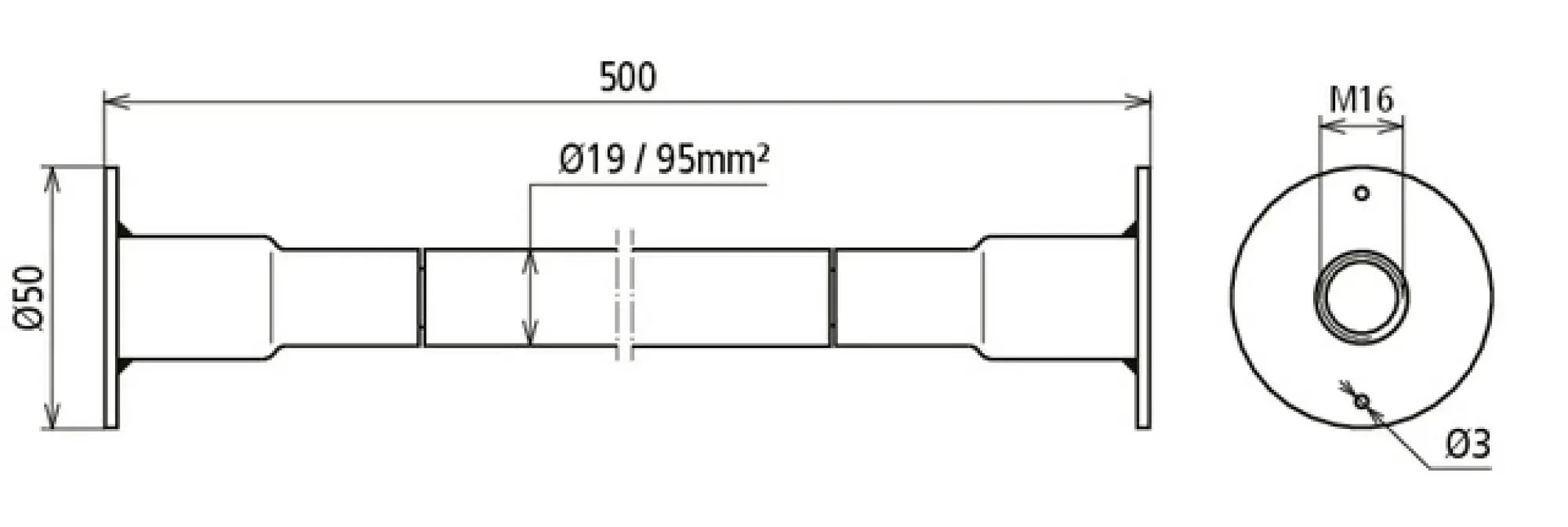 Dehn 419070 Copper cable earthing bridge NYY-O, conn. pl. M16 both ends, D 50mm L 500mm (img_002) Dehn 419070 Copper cable earthing bridge NYY-O, conn. pl. M16 both ends, D 50mm L 500mm (img_002)