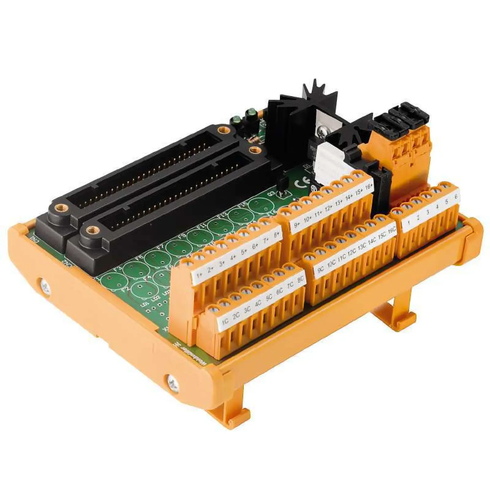 Weidmüller 1371390000 Interface module with terminal, connector, 2 x AKB (50P), 50-pole plug, LP2N 5.08mm, Screw connection (img_001)