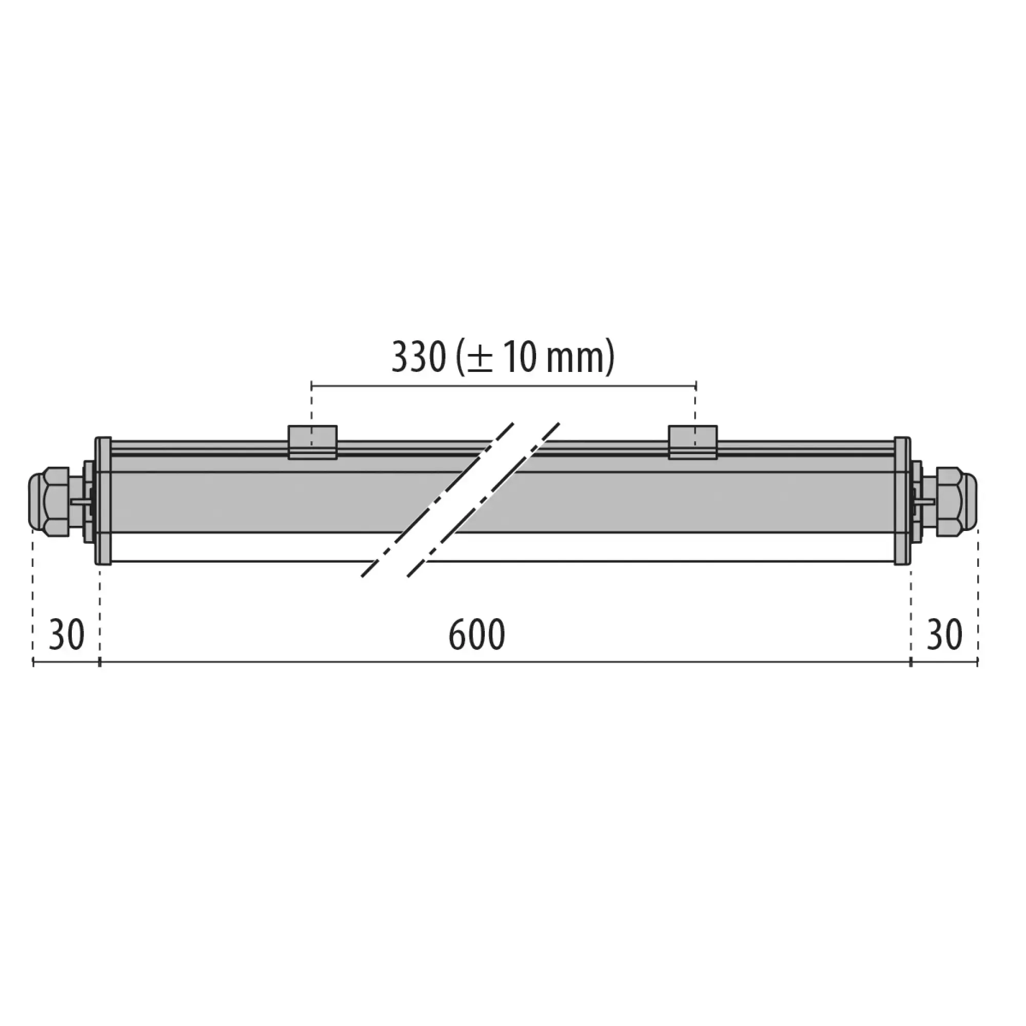 Performance iN Lighting 305988 LED-Feuchtraumleuchte 4000K 18W DALI symmetrische extrabreite Streuoptik 305988 (img_003)
