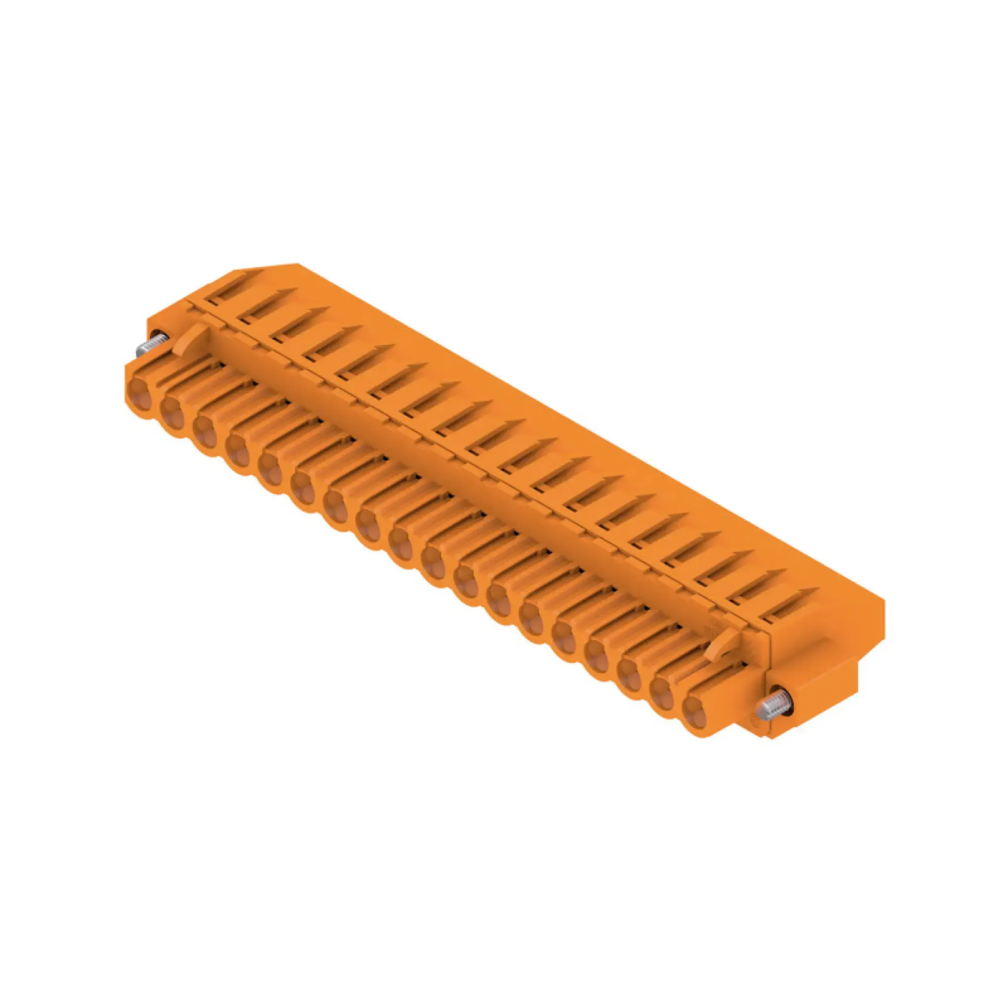 Weidmüller 1950470000 PCB connector (wire connection), 320 V, 23 A, Pitch in mm: 5.08, 4 mm², Number of poles: 18, Clamping yoke connection, Box (img_001) Weidmüller 1950470000 PCB connector (wire connection), 320 V, 23 A, Pitch in mm: 5.08, 4 mm², Number of poles: 18, Clamping yoke connection, Box (img_001)