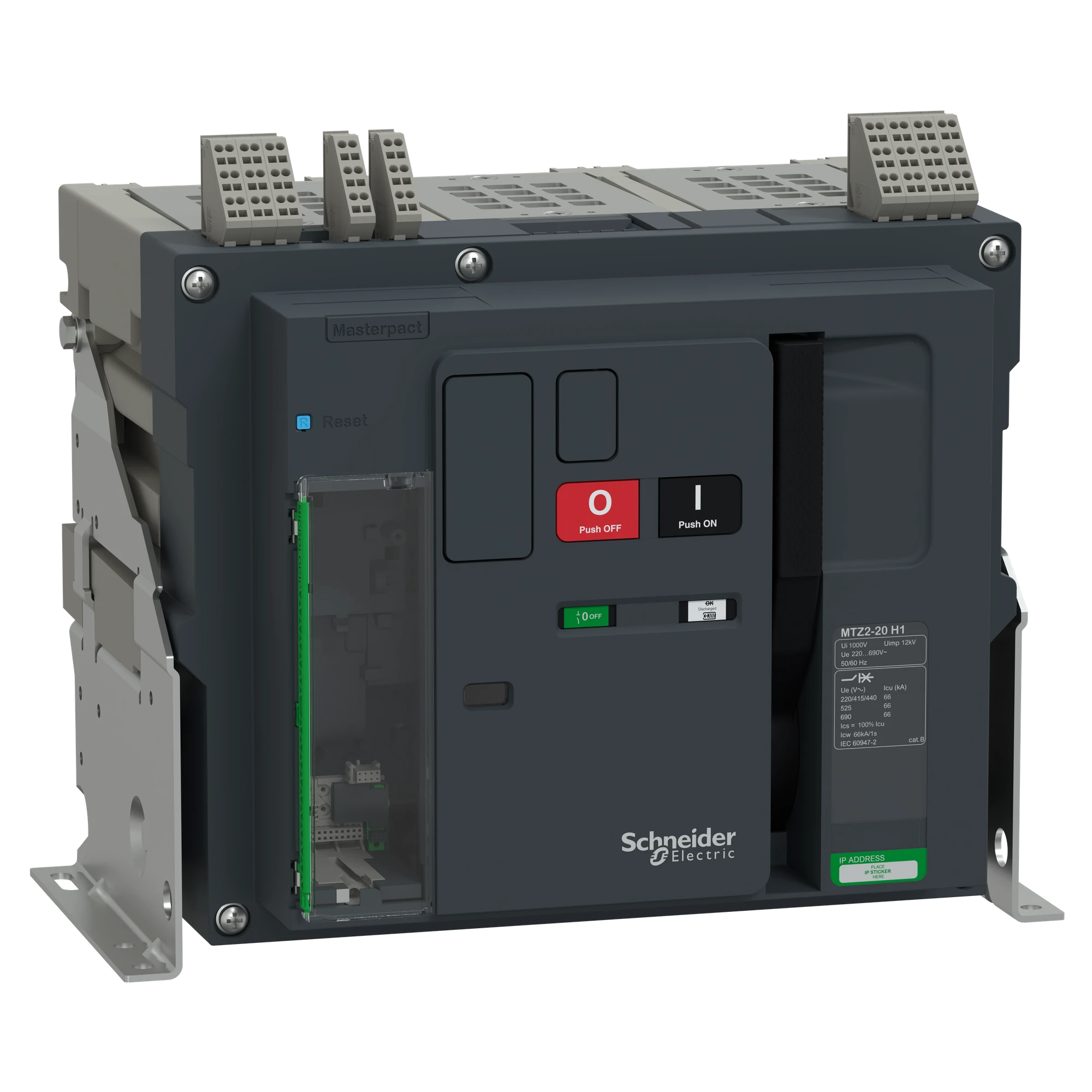 Schneider Electric LV948057 MasterPacT MTZ2 20 2000A H1 66kA/440VAC 3P Grundschalter Festeinbau für MicroLogic Active (img_001) Schneider Electric LV948057 MasterPacT MTZ2 20 2000A H1 66kA/440VAC 3P Grundschalter Festeinbau für MicroLogic Active (img_001)