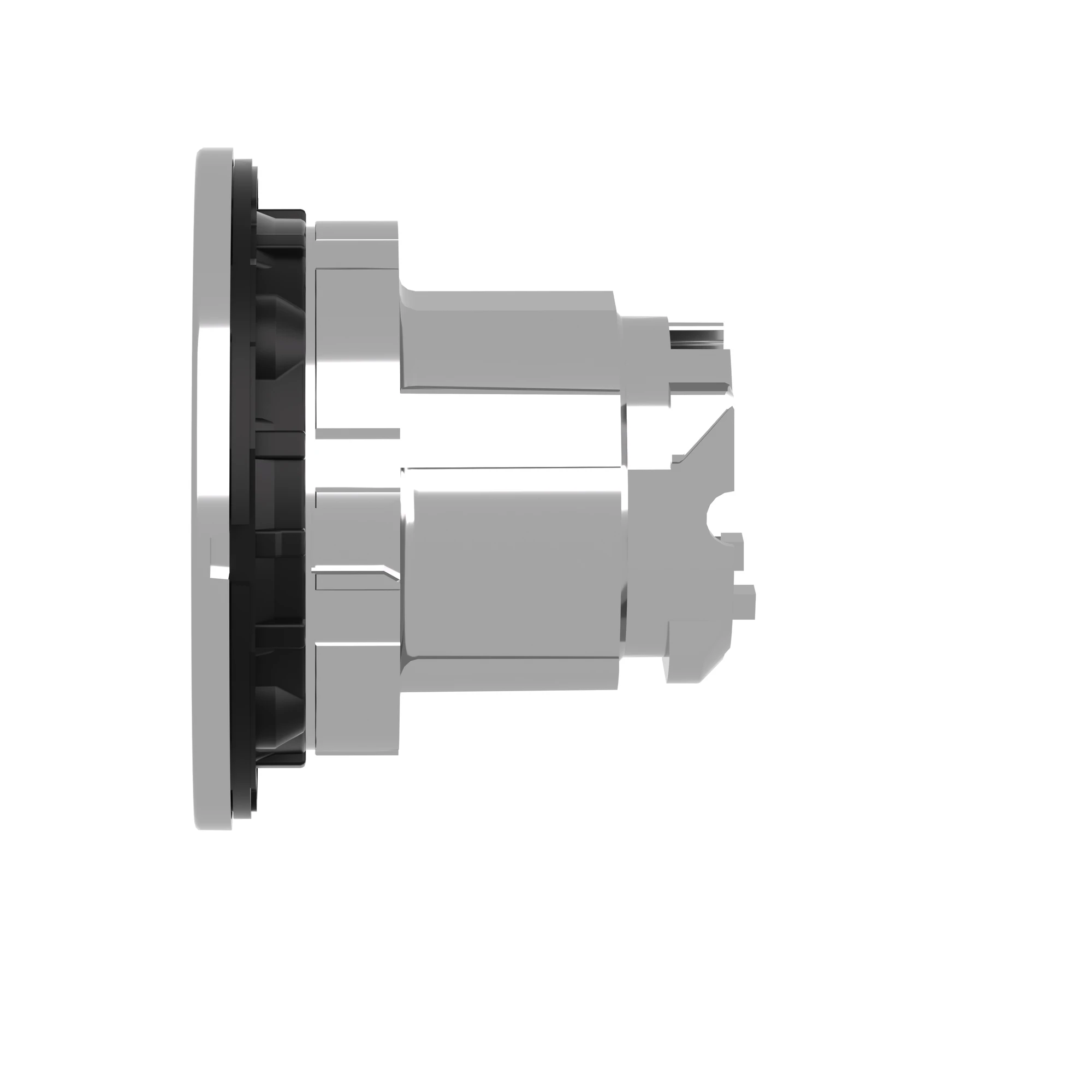Schneider Electric ZB4FA88 Illuminated pushbutton, Front element, Harmony XB4F, Metal, 30mm, yellow, for universal LED, for insertable label (img_007)