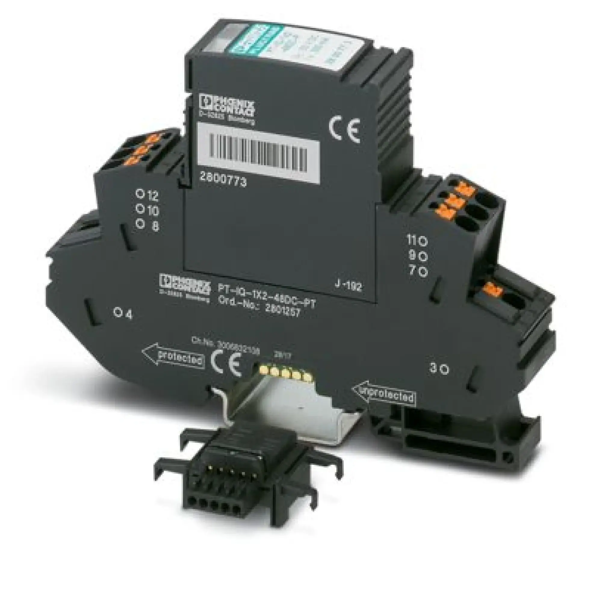 Phoenix Contact 2801257 Surge protection device PT-IQ-1X2-48DC-PT (img_001)