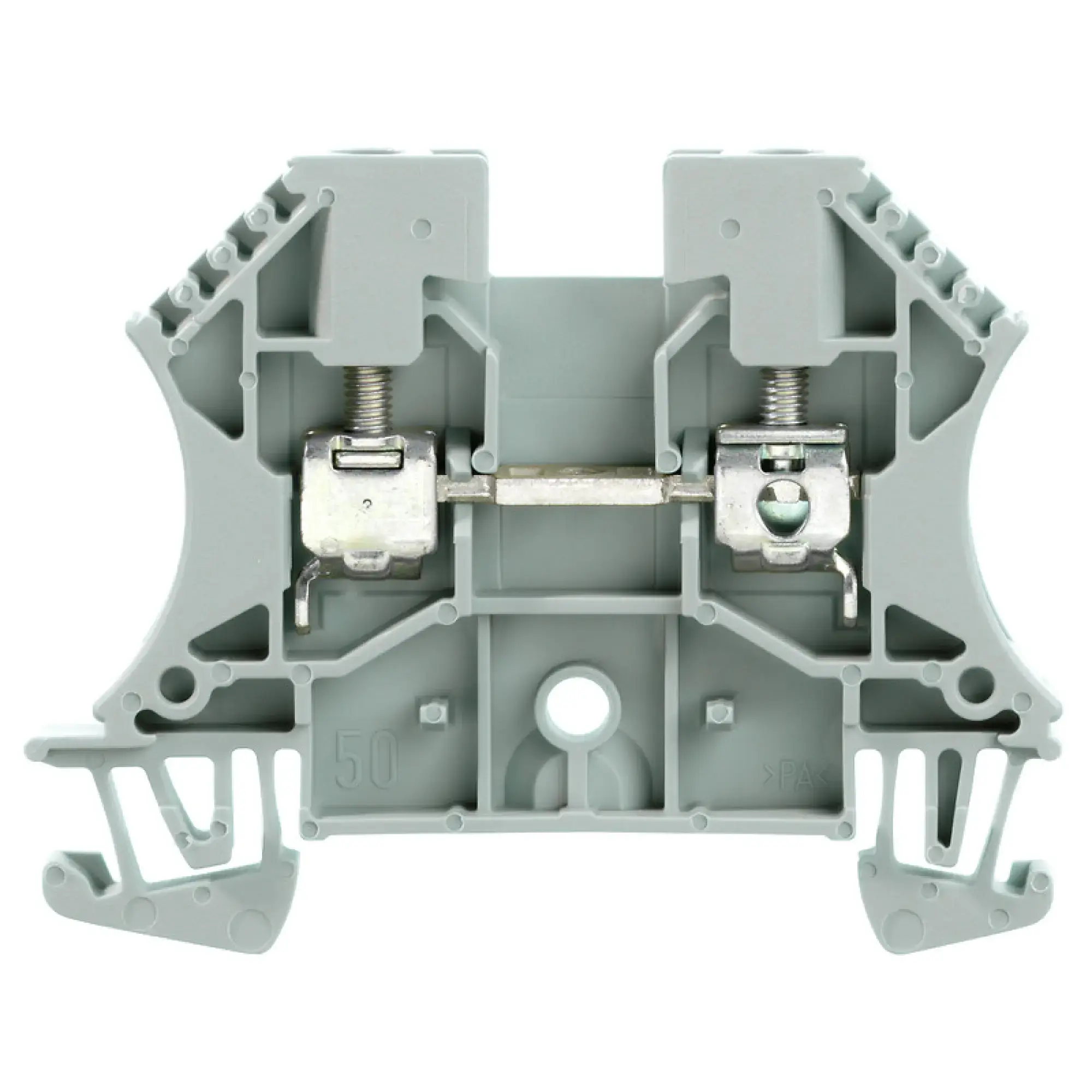 Weidmüller 1037800000 Feed-through terminal block, Screw connection, grey, 4 mm², 32 A, 800 V, Number of connections: 2 (img_001) Weidmüller 1037800000 Feed-through terminal block, Screw connection, grey, 4 mm², 32 A, 800 V, Number of connections: 2 (img_001)