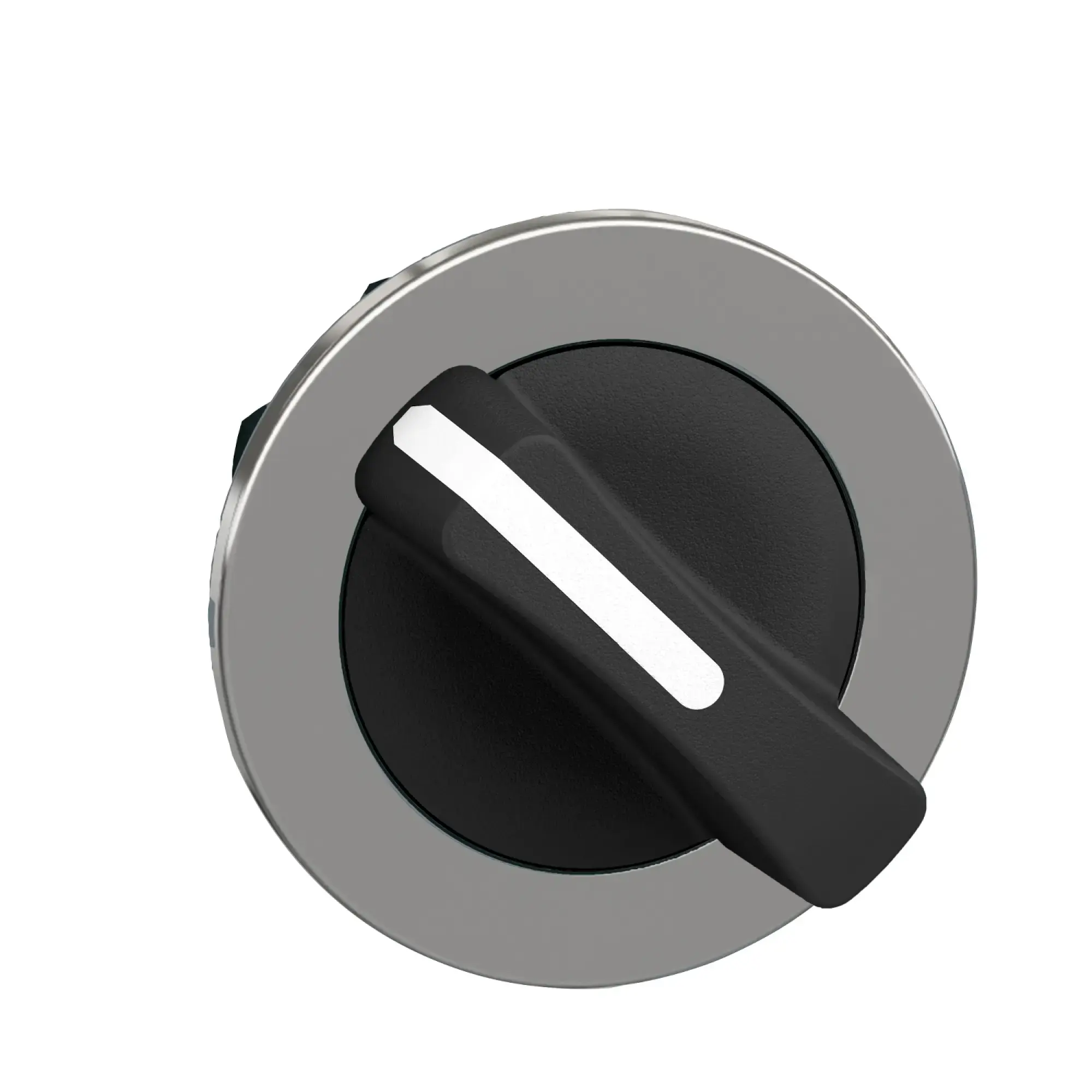 Schneider Electric ZB4FD2 Selector switch, front element, Harmony XB4F, metal, 30mm, black, 2 positions, latching (img_010)