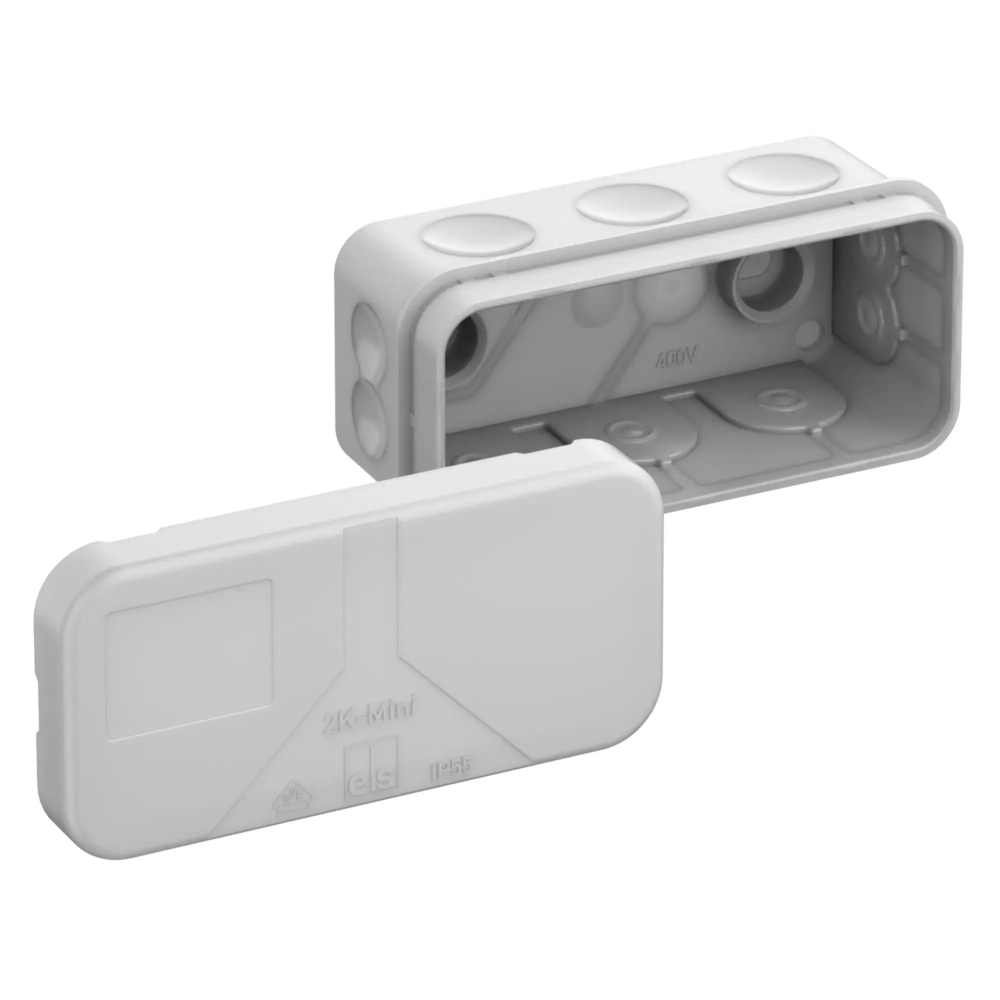 Spelsberg 34490801 Junction box, Type of protection IP55, Max. conductor cross section 2,5², Impact strength IK07, Protection class II, Ui 400V AC, VDE, Halogen free (img_001) Spelsberg 34490801 Junction box, Type of protection IP55, Max. conductor cross section 2,5², Impact strength IK07, Protection class II, Ui 400V AC, VDE, Halogen free (img_001)