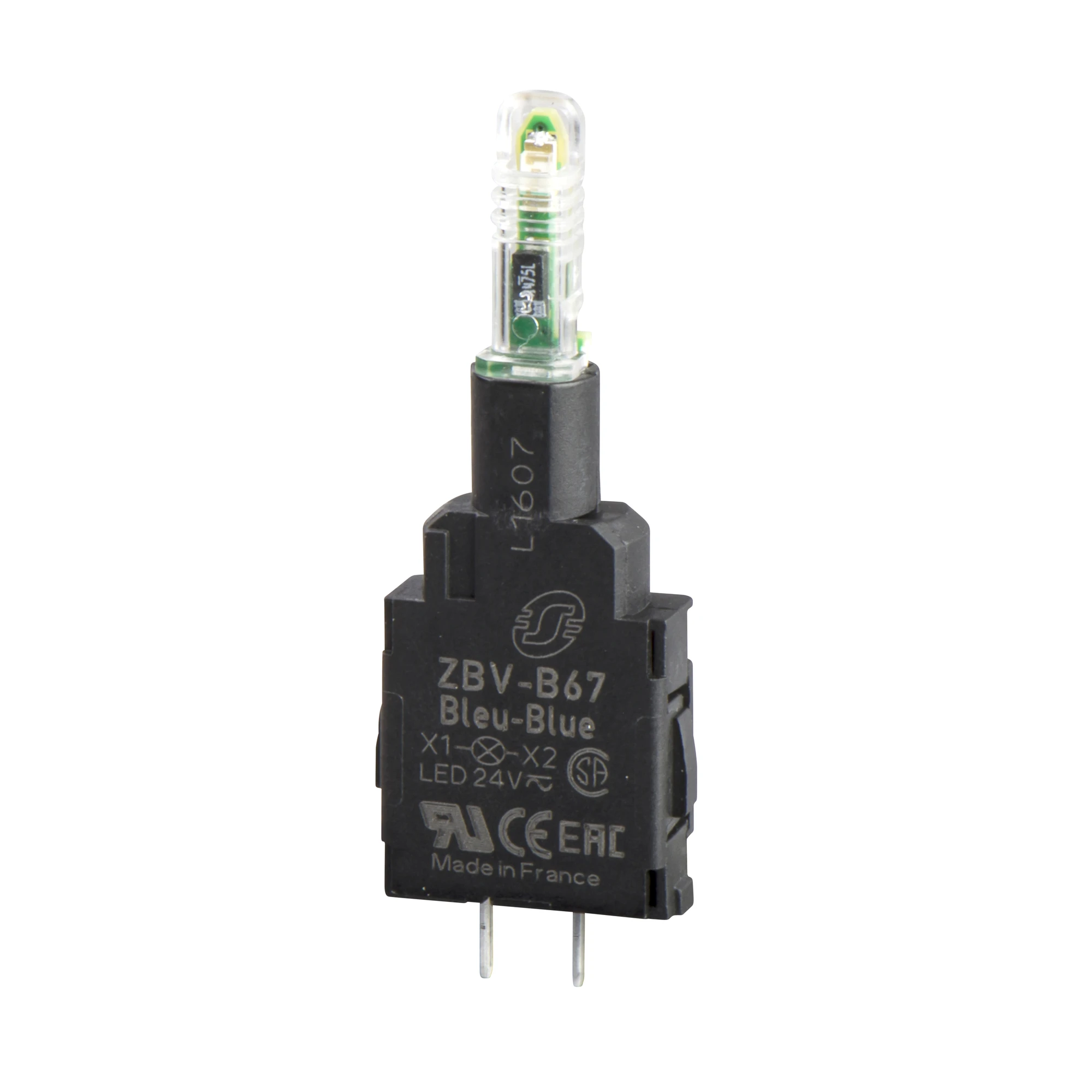 Schneider Electric ZBVB17 LED module, Ø 22, integral LED white, 24 V (img_001)