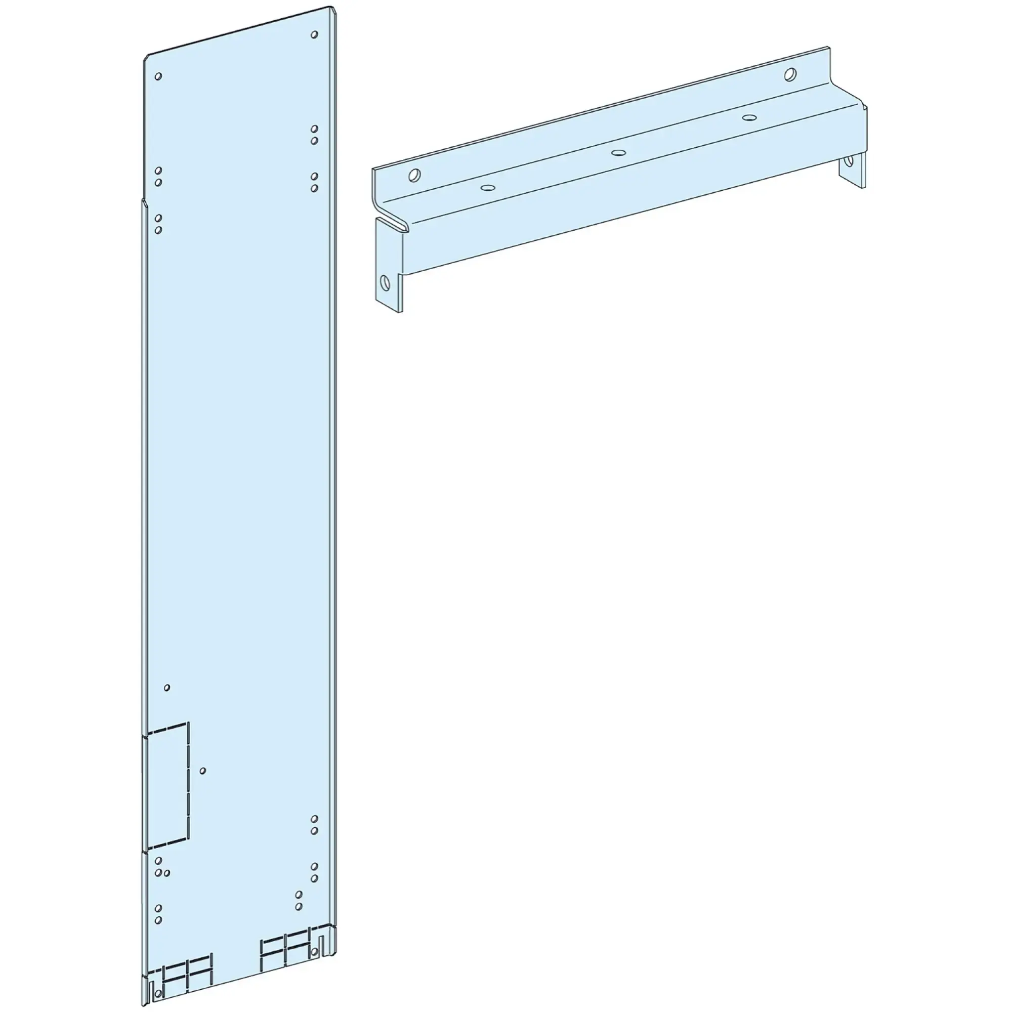 Schneider Electric LVS04920 PrismaSeT-P, partition, Form 2, for lateral vertical busbar field, width=300mm (img_002) Schneider Electric LVS04920 PrismaSeT-P, partition, Form 2, for lateral vertical busbar field, width=300mm (img_002)