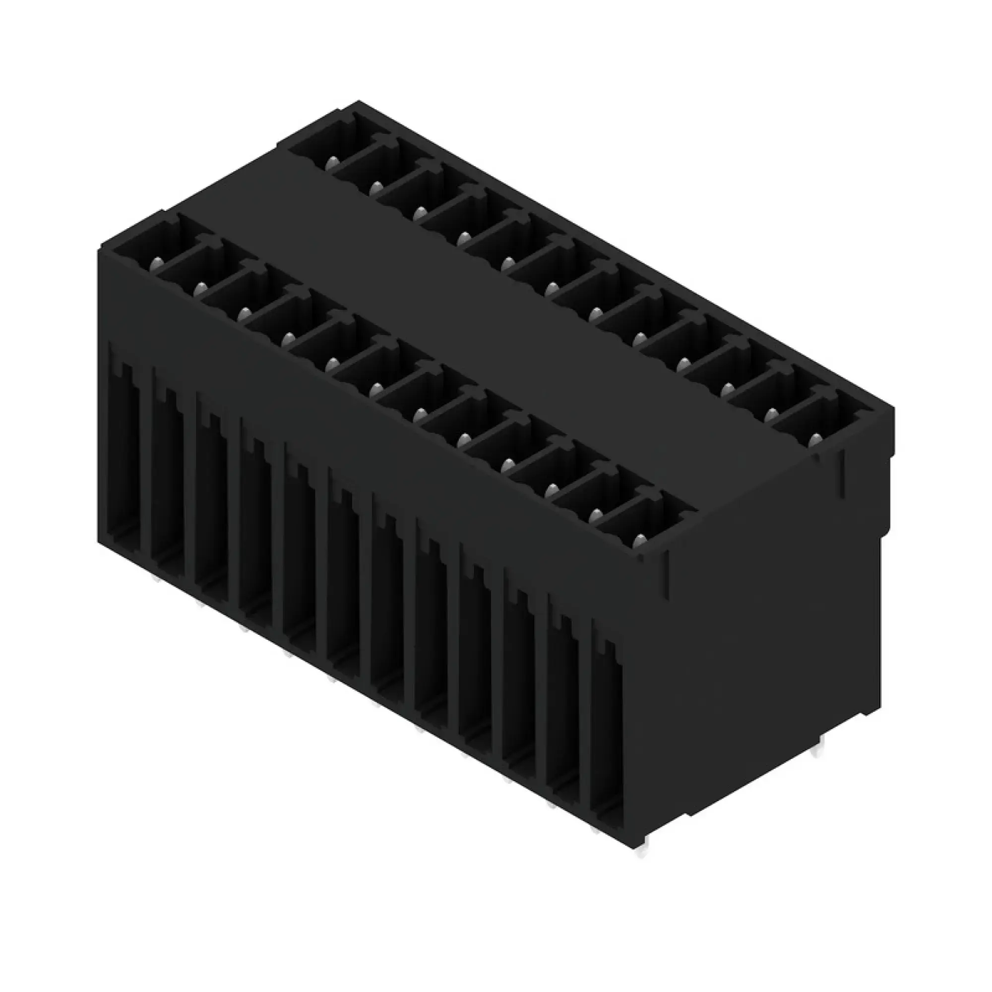 Weidmüller 1031060000 PCB connector (board connection), 160 V, 17.5 A, Pitch in mm: 3.81, Number of poles: 24, THT/THR solder connection, Box (img_001)