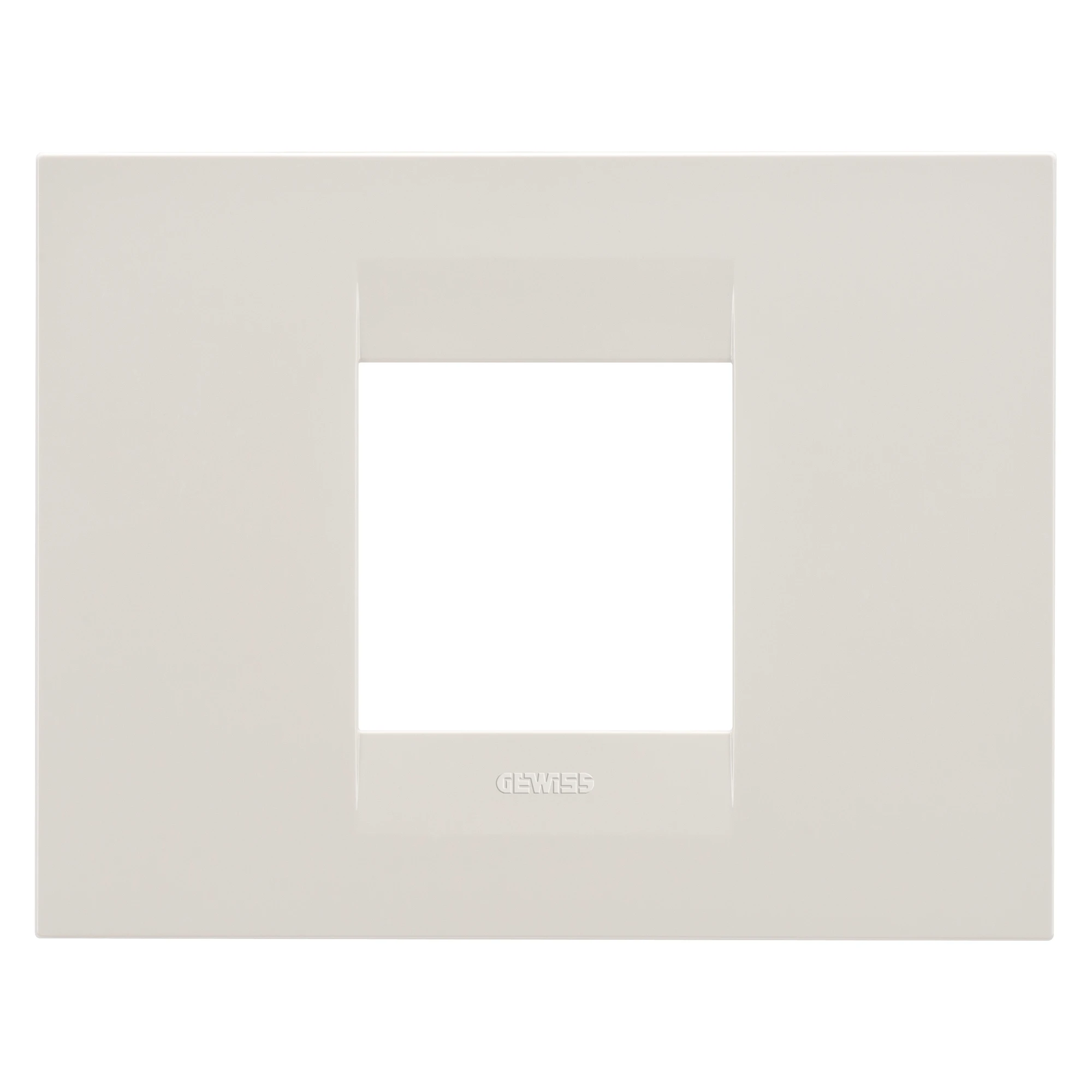 GEWISS GW16402TI GEO PLATE - IN TECHNOPOLYMER - 2 MODULES - IVORY - CHORUSMART (img_001) GEWISS GW16402TI GEO PLATE - IN TECHNOPOLYMER - 2 MODULES - IVORY - CHORUSMART (img_001)