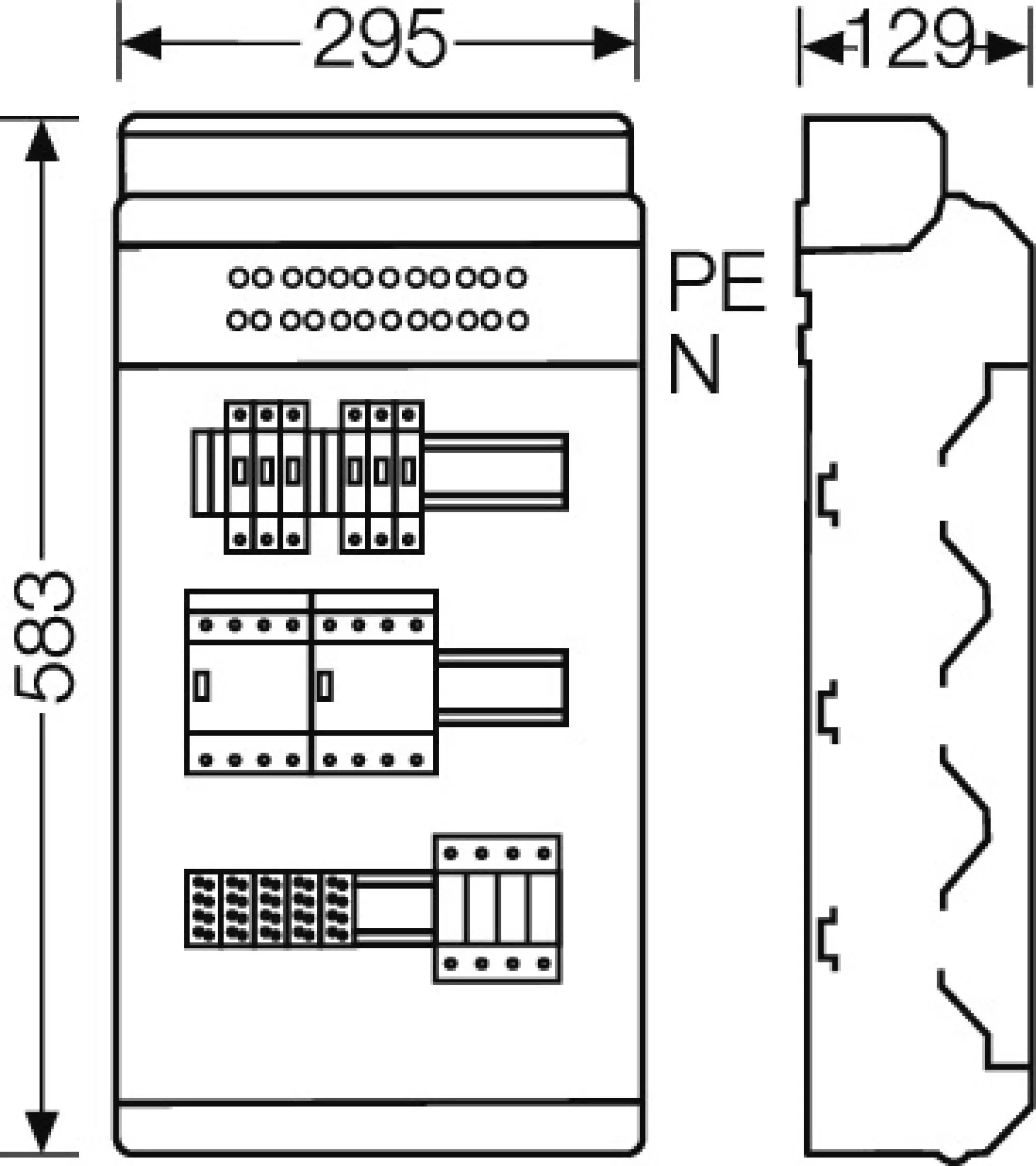 Hensel 65000086 Ladeverteiler für bis zu 2 Ladepunkte à 11kW KV EV 11kW 2101 (img_002)