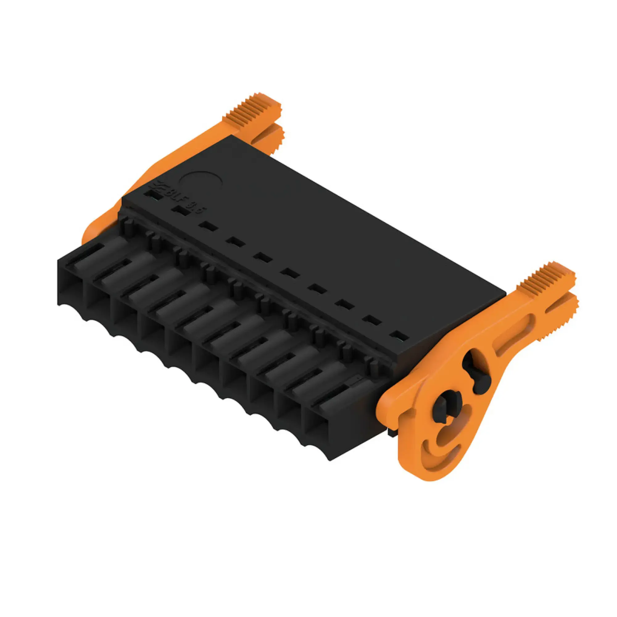 Weidmüller 2459920000 PCB connector (wire connection), 160 V, 17.5 A, Pitch in mm: 3.50, 1.5 mm², Number of poles: 10, PUSH IN with actuator, Box (img_001)