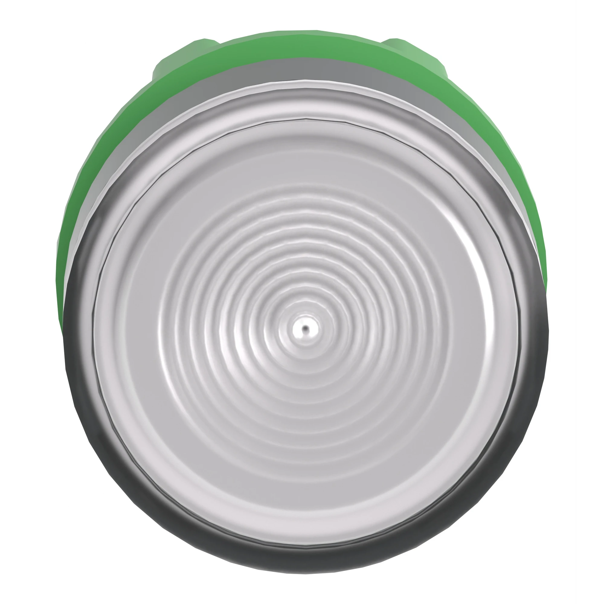 Schneider Electric ZB5AW313S Illuminated pushbutton, front element, Harmony XB5, plastic, 22mm, white, for universal LED, grooved dome (img_004)
