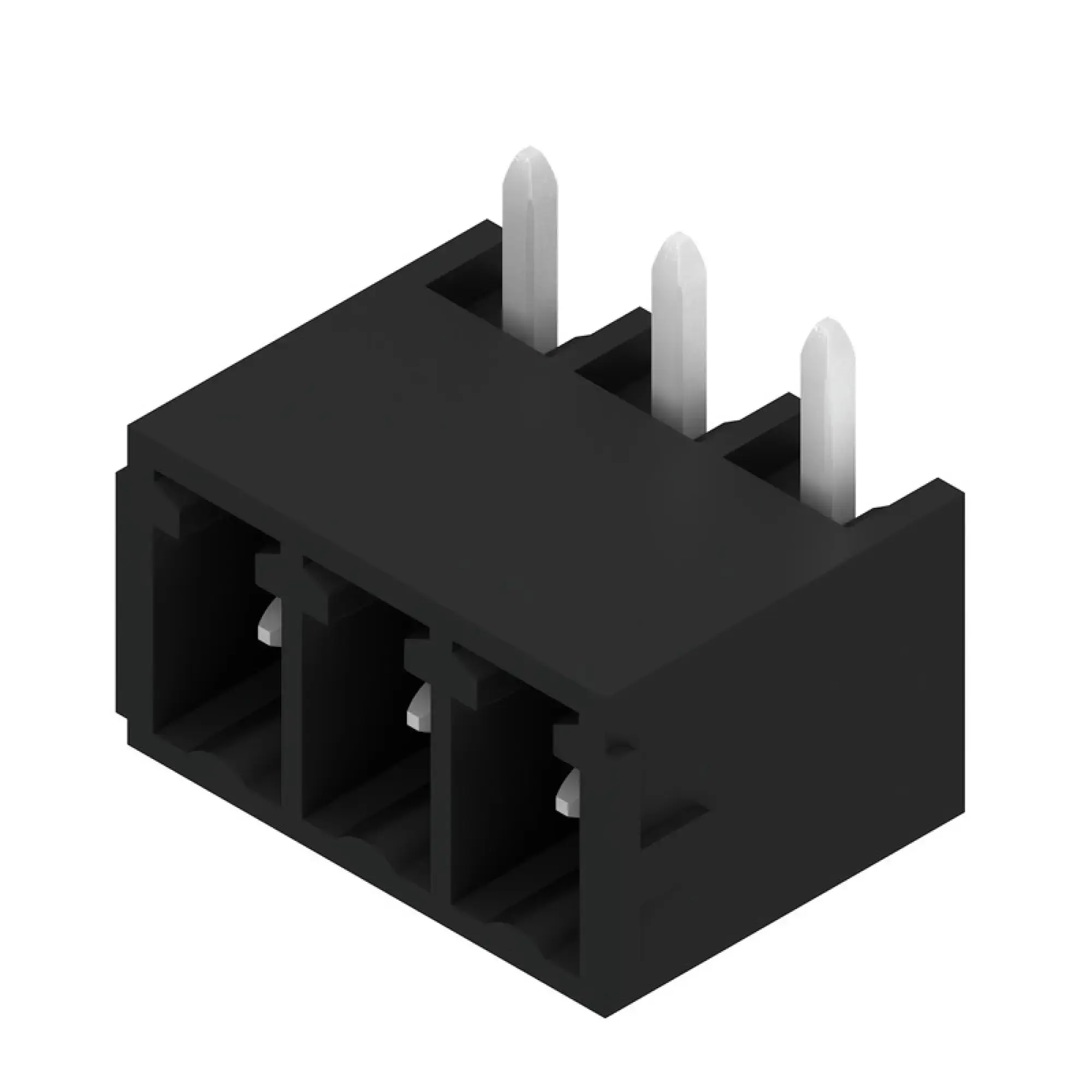 Weidmüller 1036490000 PCB connector (board connection), 160 V, 17.5 A, Pitch in mm: 3.81, Number of poles: 3, THT/THR solder connection, Box (img_001)