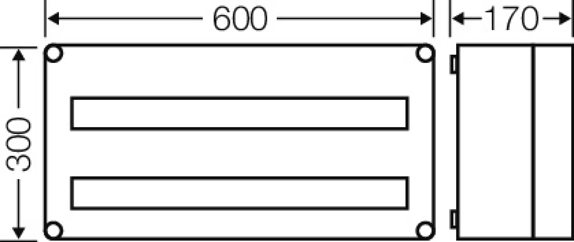 Hensel 20001038 Mi-Automatengehäuse, 56 Teilungseinh., ohne PE- und N-Klemmen Mi 1455 (img_003) Hensel 20001038 Mi-Automatengehäuse, 56 Teilungseinh., ohne PE- und N-Klemmen Mi 1455 (img_003)