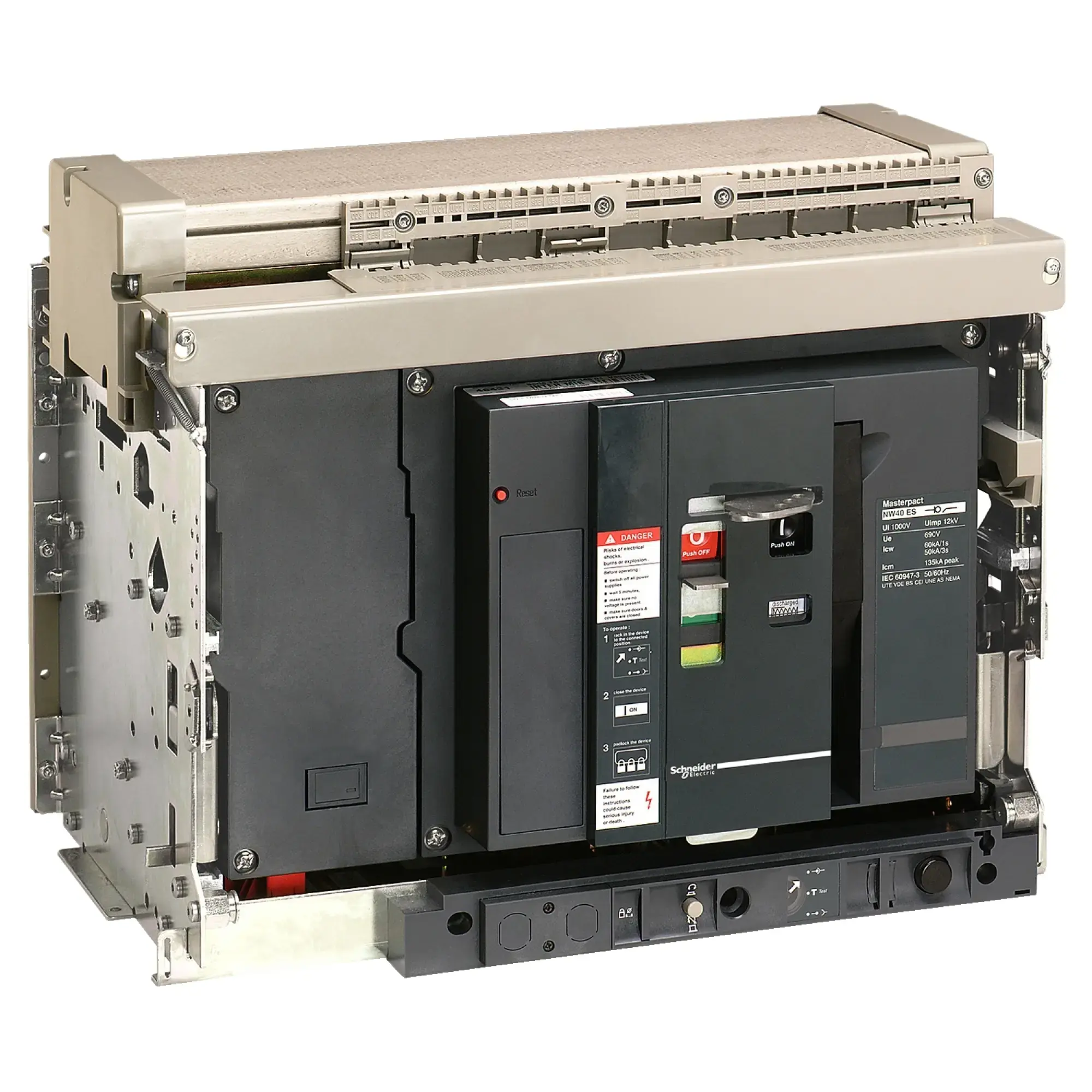 Schneider Electric 48431 Earth leakage circuit breaker 4-pole with lower grounded terminals (img_002)