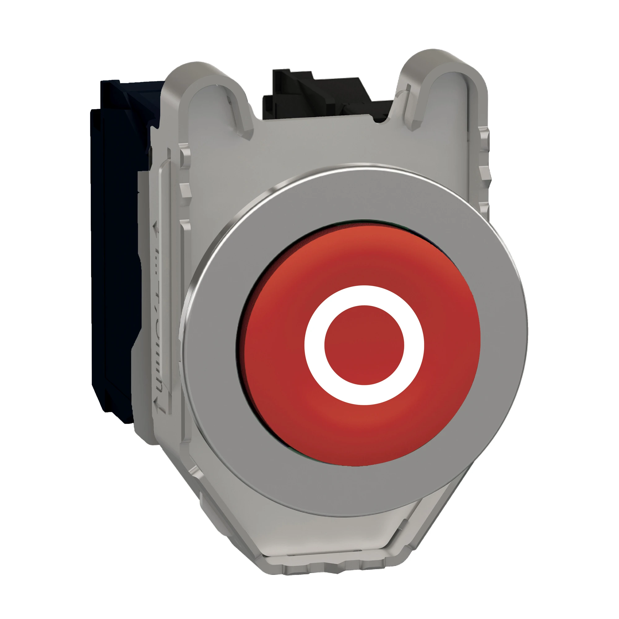 Schneider Electric XB4FL4325 Pushbutton, Harmony XB4F, metal, 30mm, red, projecting, labeled O, momentary, 1NC (img_001) Schneider Electric XB4FL4325 Pushbutton, Harmony XB4F, metal, 30mm, red, projecting, labeled O, momentary, 1NC (img_001)