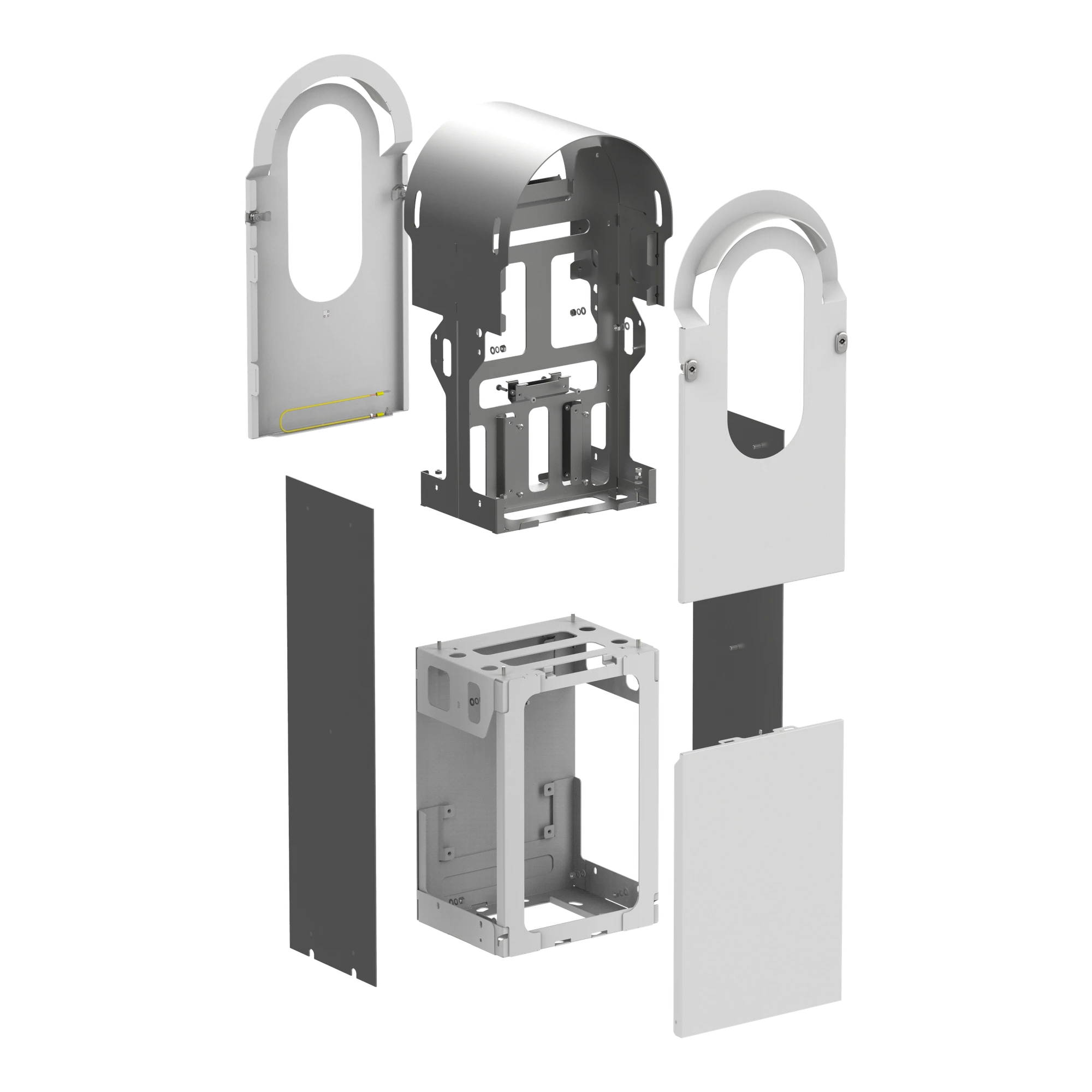 Schneider Electric EVA1RFKS2 Metallic Kit for EVlink Pro AC Floor Mounting 2 Charging Points, IK10, C4M (img_001) Schneider Electric EVA1RFKS2 Metallic Kit for EVlink Pro AC Floor Mounting 2 Charging Points, IK10, C4M (img_001)