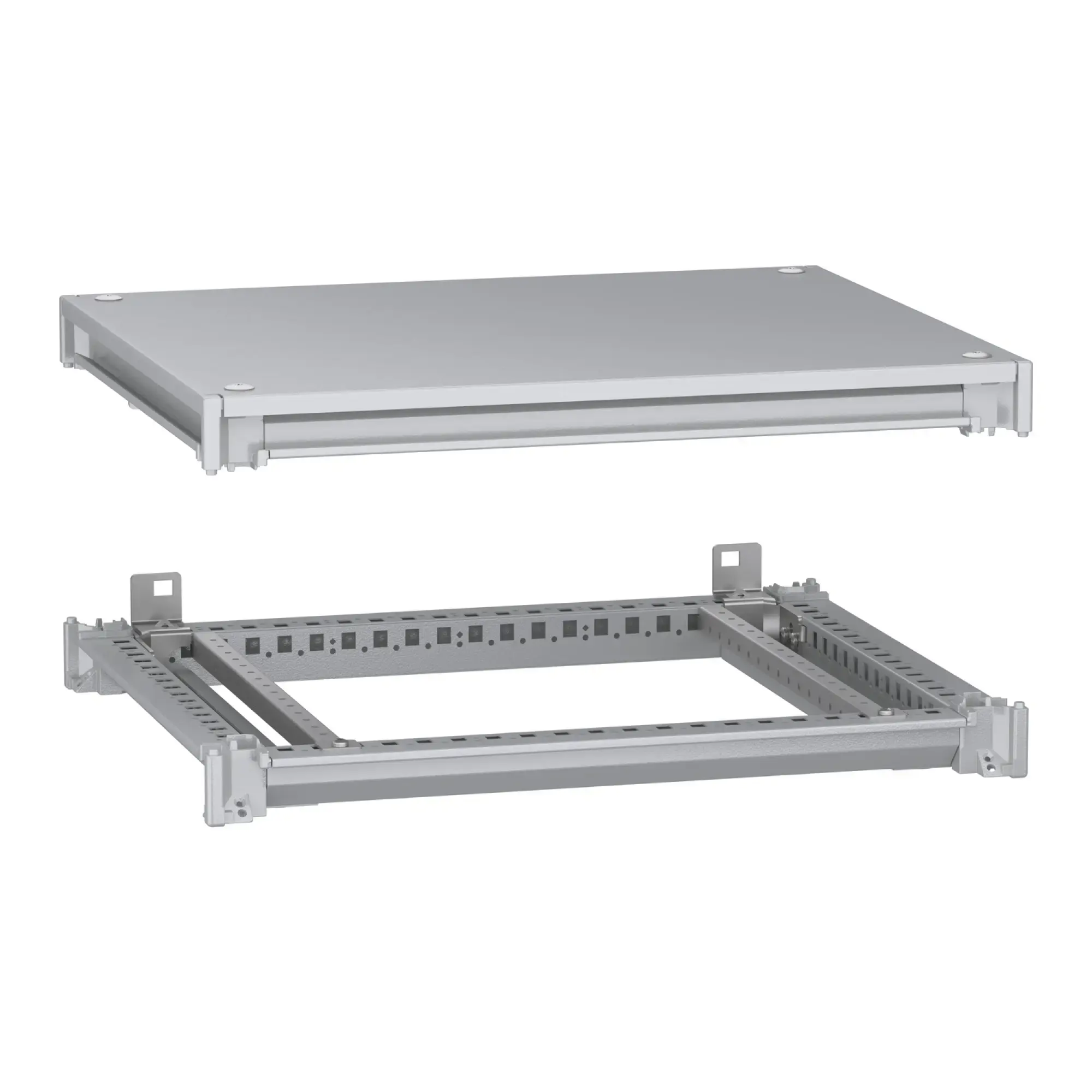 Schneider Electric NSYSFNC65 Lower and upper frame, PanelSet SFN, for electrical enclosures W 600 x D 500 mm, including roof (img_003)