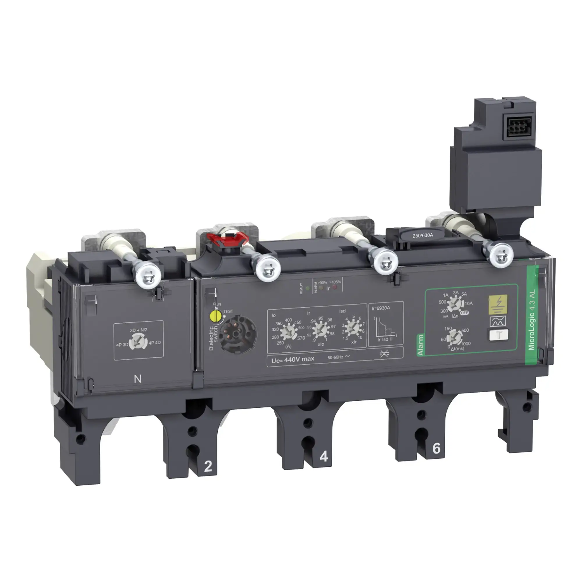 Schneider Electric C6344A570 Electronic Trip Unit MicroLogic 4.3 AL 570A 4P4D for Circuit Breaker ComPacT NSX630 (img_002) Schneider Electric C6344A570 Electronic Trip Unit MicroLogic 4.3 AL 570A 4P4D for Circuit Breaker ComPacT NSX630 (img_002)