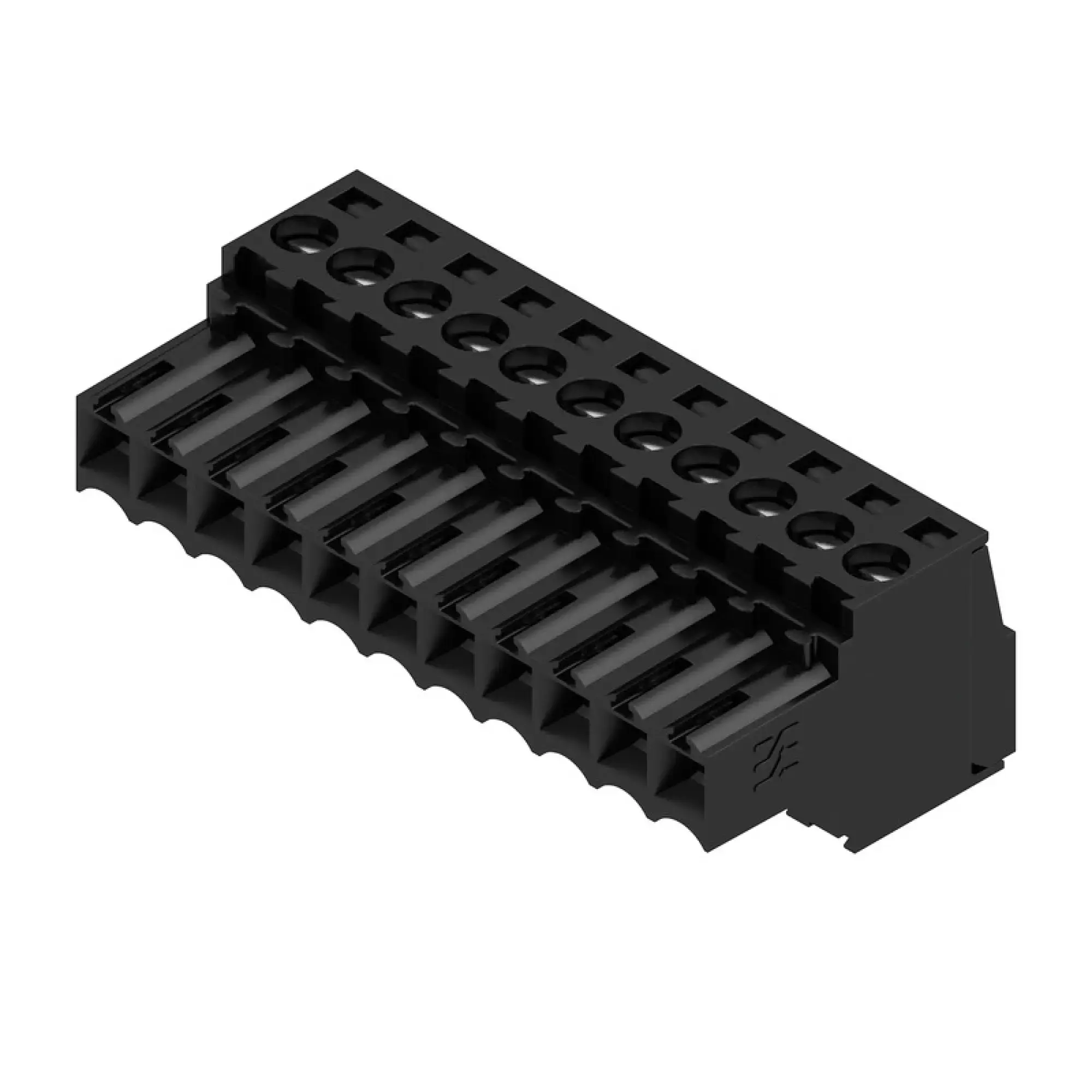 Weidmüller 1615720000 PCB connector (wire connection), 160 V, 17 A, Pitch in mm: 3.50, 1.5 mm², Number of poles: 11, Clamping yoke connection, Box (img_001)