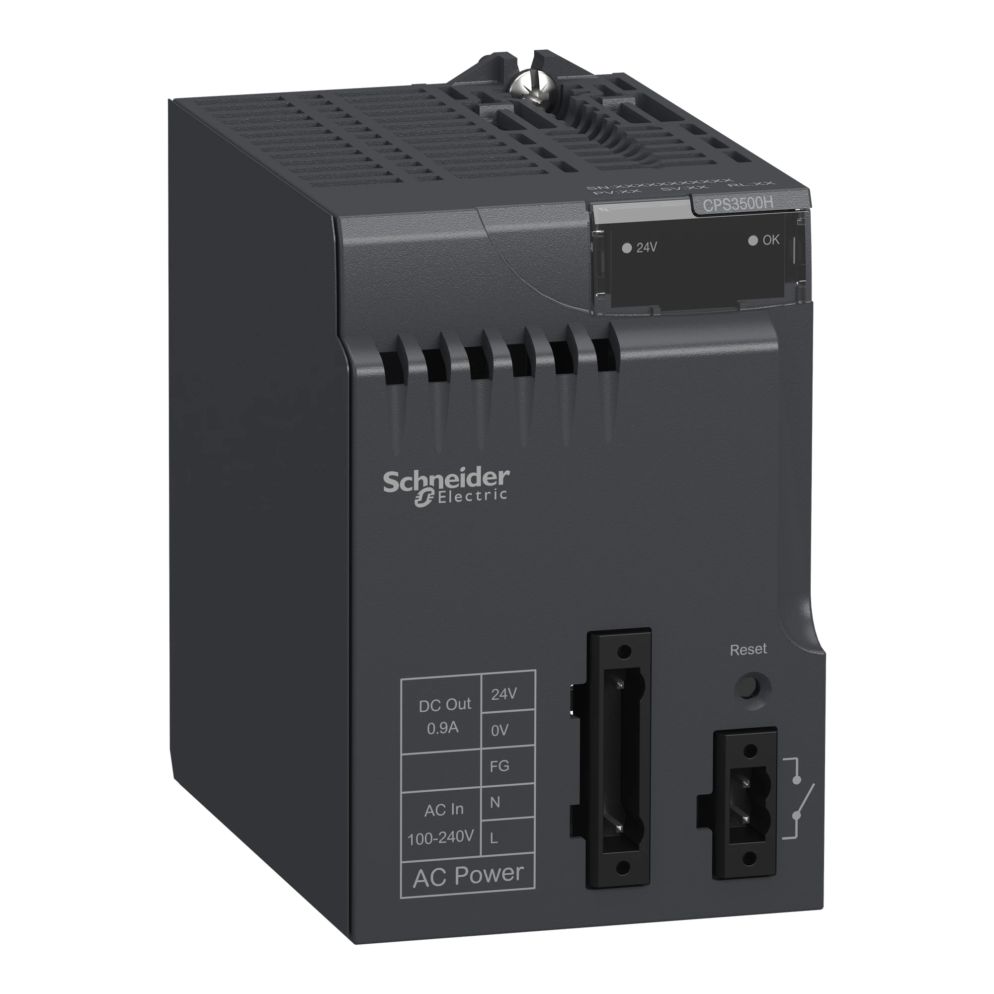 Schneider Electric BMXCPS3500H X80 Power Supply, 100-240V AC, 27W robust design (img_001) Schneider Electric BMXCPS3500H X80 Power Supply, 100-240V AC, 27W robust design (img_001)