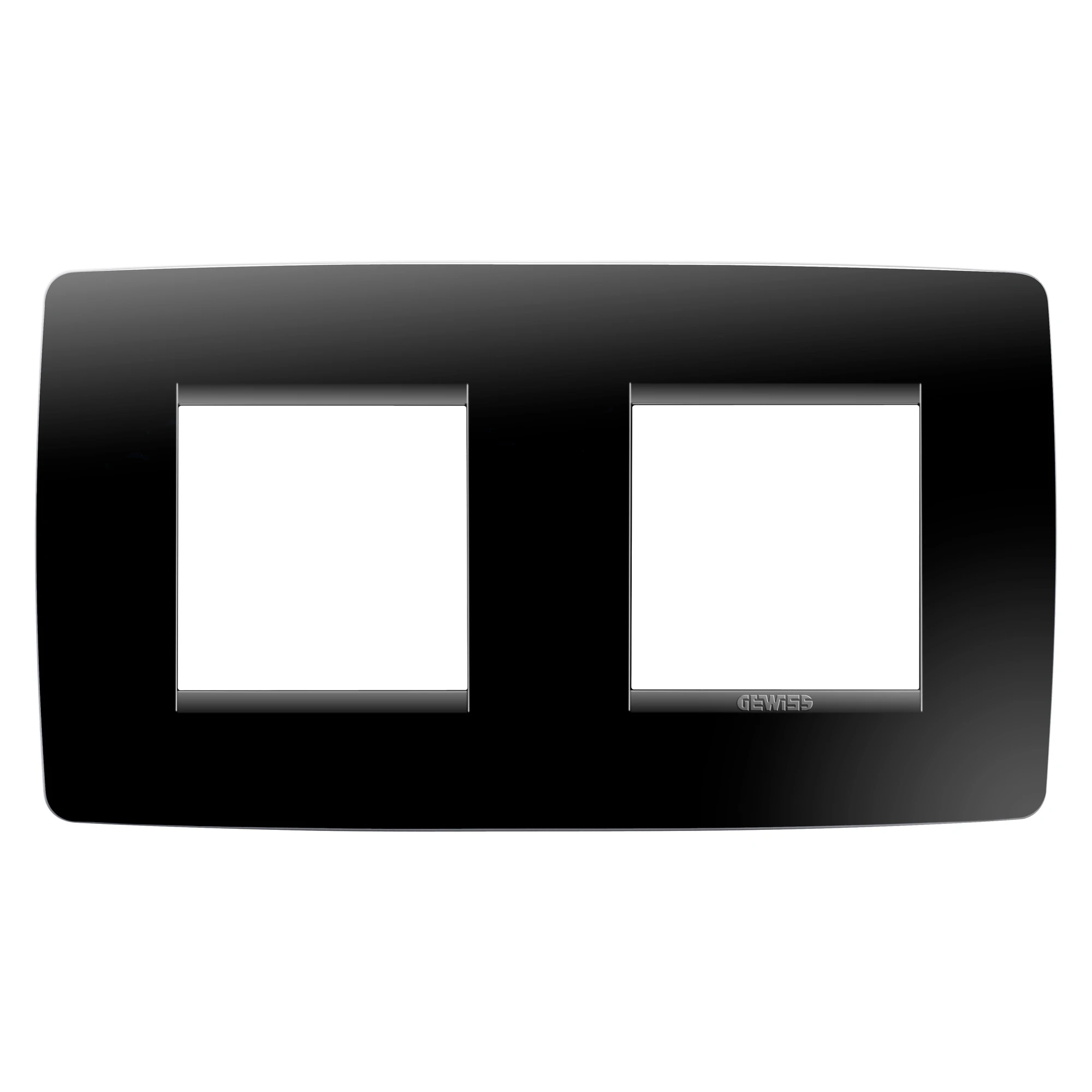 GEWISS GW16123TN ONE INTERNATIONAL PLATE - IN TECHNOPOLYMER - 2+2 MODULES HORIZONTAL - TONER BLACK - CHORUSMART (img_001) GEWISS GW16123TN ONE INTERNATIONAL PLATE - IN TECHNOPOLYMER - 2+2 MODULES HORIZONTAL - TONER BLACK - CHORUSMART (img_001)