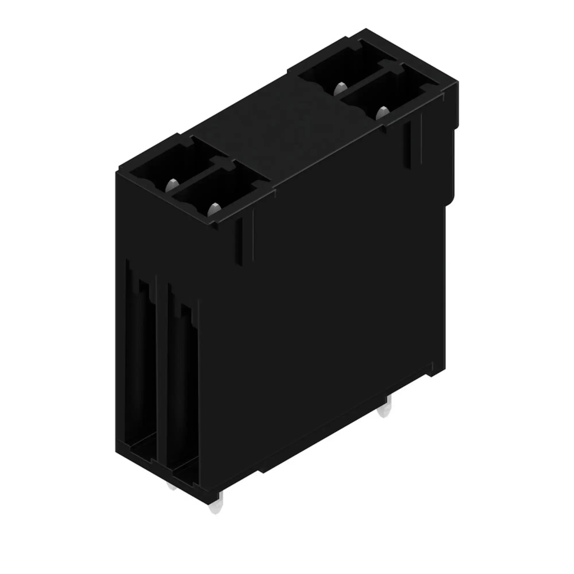 Weidmüller 1030260000 PCB connector (board connection), 160 V, 17.5 A, Pitch in mm: 3.81, Number of poles: 4, THT solder connection, Box (img_001)