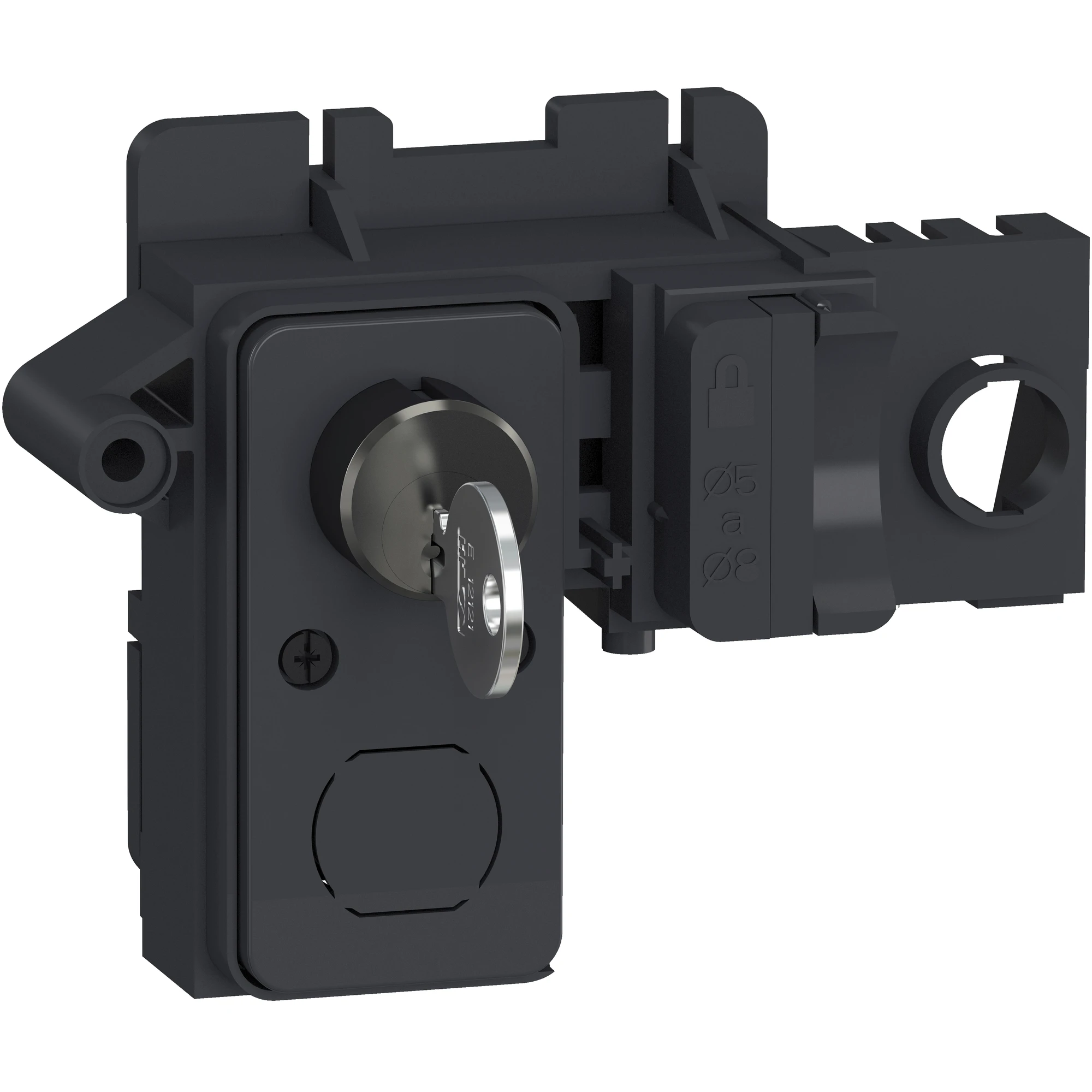 Schneider Electric LV848549 Locking device for MasterPact MTZ12/3 in OFF position Type RONIS 1 lock with 1 key + adapter kit (img_001)