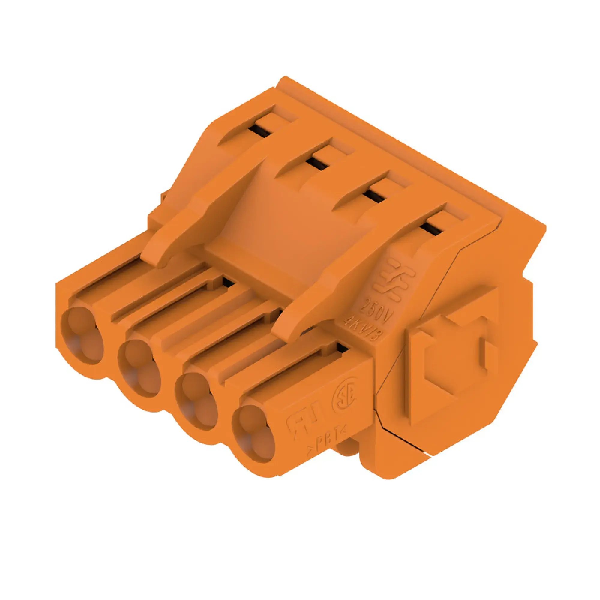 Weidmüller 1945770000 PCB connector (wire connection), 320 V, 17.5 A, Pitch in mm: 5.08, 4 mm², Number of poles: 4, Clamping yoke connection, Box (img_001) Weidmüller 1945770000 PCB connector (wire connection), 320 V, 17.5 A, Pitch in mm: 5.08, 4 mm², Number of poles: 4, Clamping yoke connection, Box (img_001)