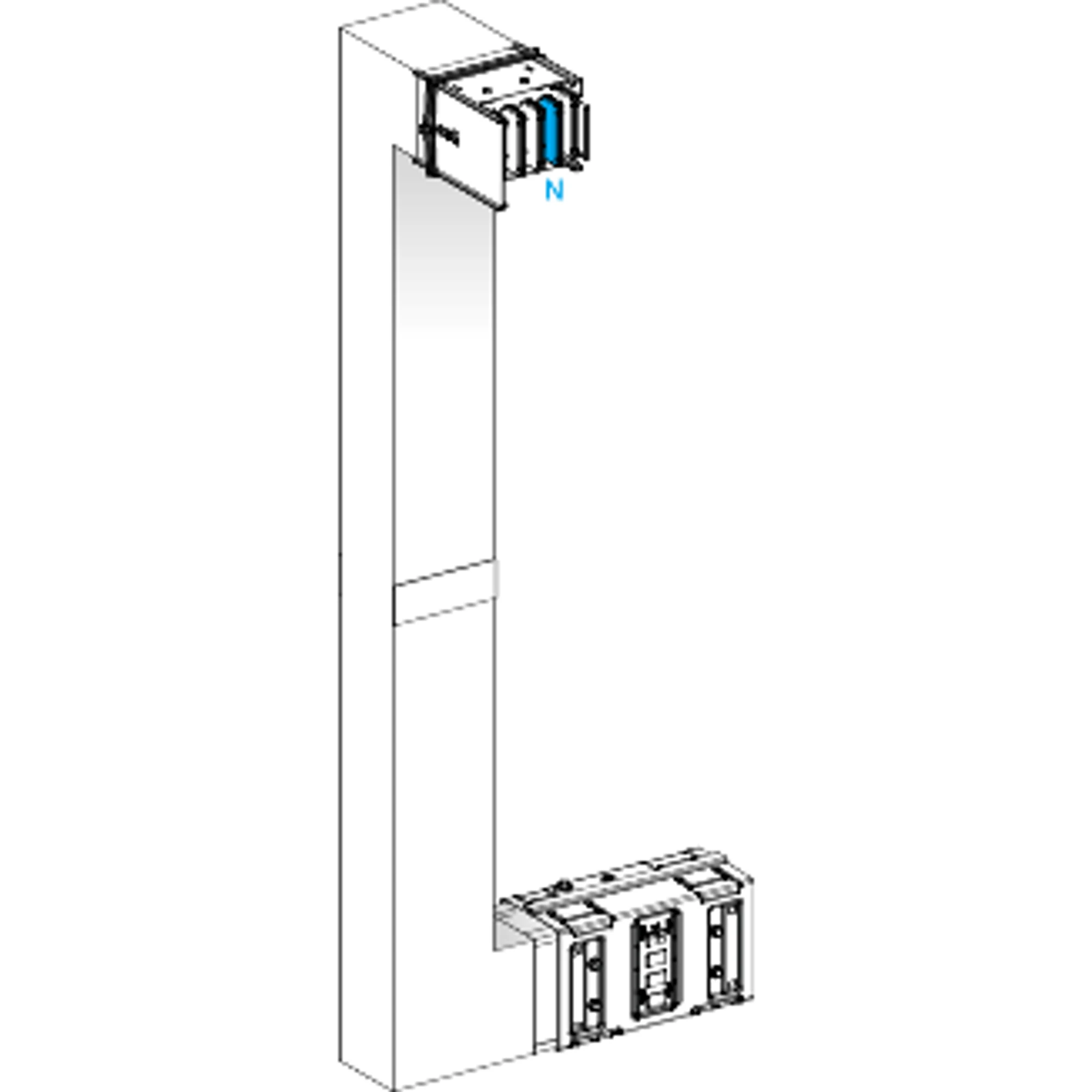 Schneider Electric KSA630DMCL41F KSA Multidirectional Change, 630A, upwards left, Fire Barrier (img_001)