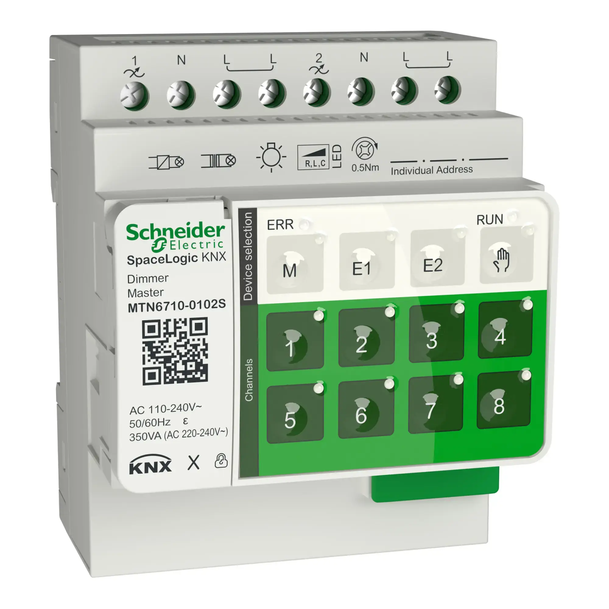 Schneider Electric MTN6710-0102S SpaceLogic KNX Secure Master Dimmer, 2-fach (img_001) Schneider Electric MTN6710-0102S SpaceLogic KNX Secure Master Dimmer, 2-fach (img_001)