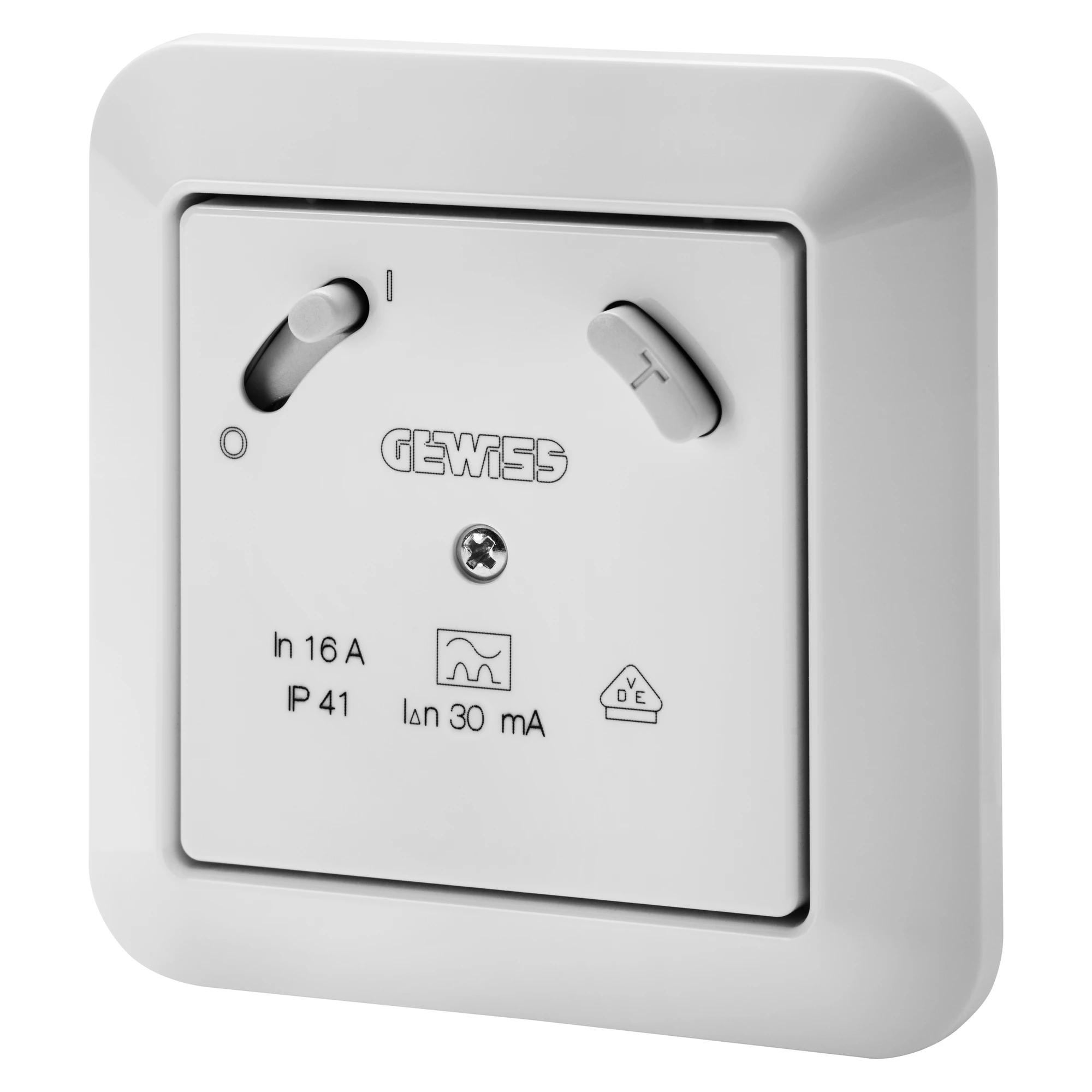 GEWISS GW95526 RCD SAFETY UNIT - 16A 30mA IP41 - WHITE COLOUR (img_001) GEWISS GW95526 RCD SAFETY UNIT - 16A 30mA IP41 - WHITE COLOUR (img_001)
