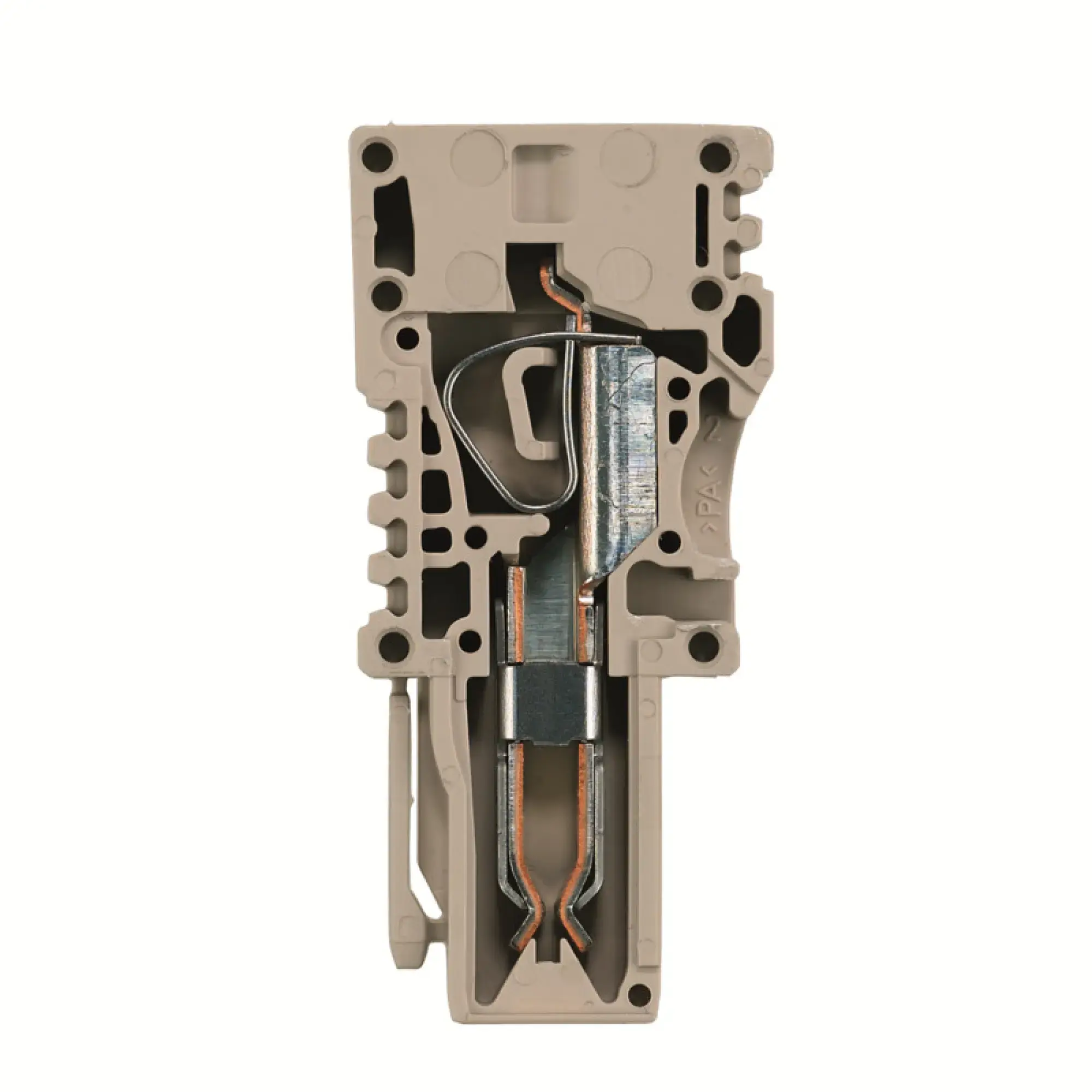 Weidmüller 1051970000 Plug (terminal), Tension-clamp connection, 4 mm², 32 A, 800 V, Number of connections: 1, Number of poles: 1, Width: 6.5 mm (img_001)