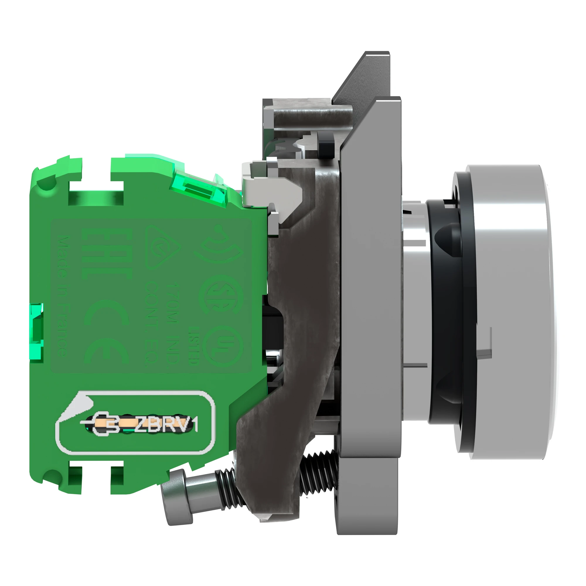 Schneider Electric ZB4RTA1 Wireless pushbutton, Harmony XB4R, metal, Ø22mm, battery-free, wireless, white (img_003) Schneider Electric ZB4RTA1 Wireless pushbutton, Harmony XB4R, metal, Ø22mm, battery-free, wireless, white (img_003)